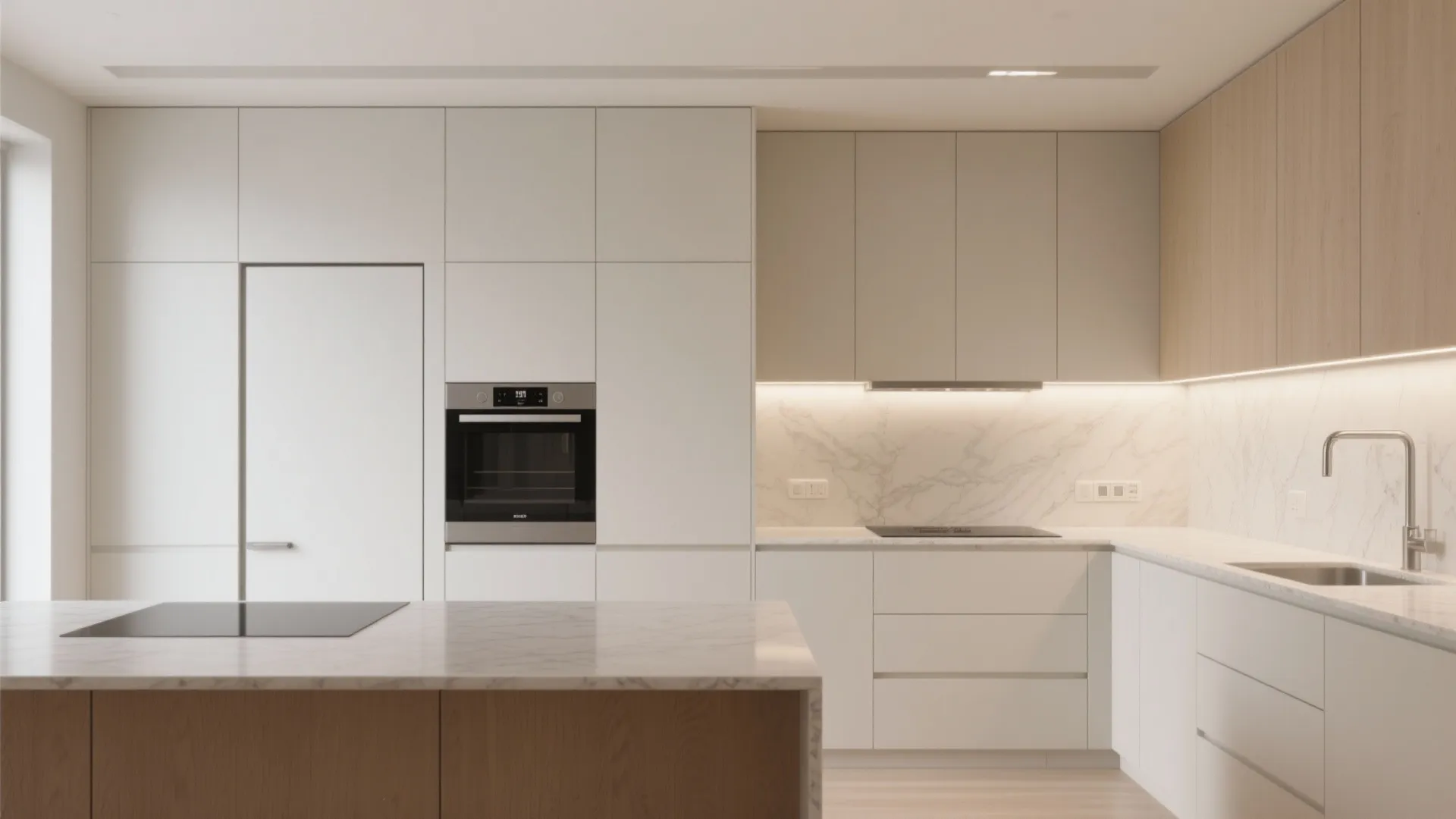 Minimalist modular kitchen storage for a calmer daily rhythm