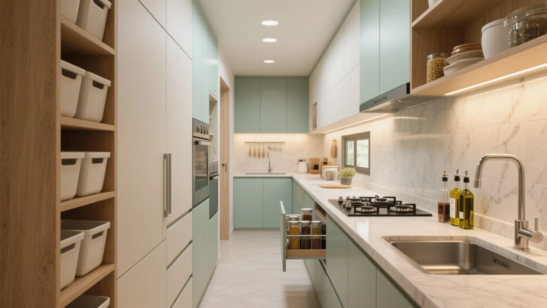 Idea 1: Minimalist Kitchen Storage That Works Every Day