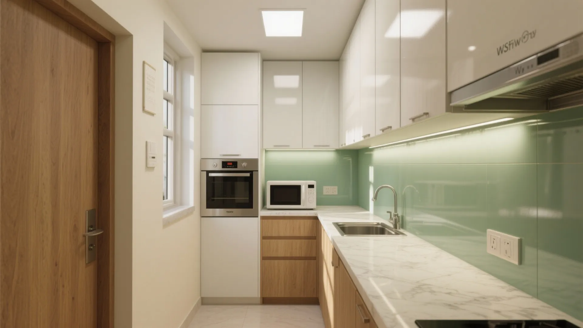 Minimalist kitchen storage