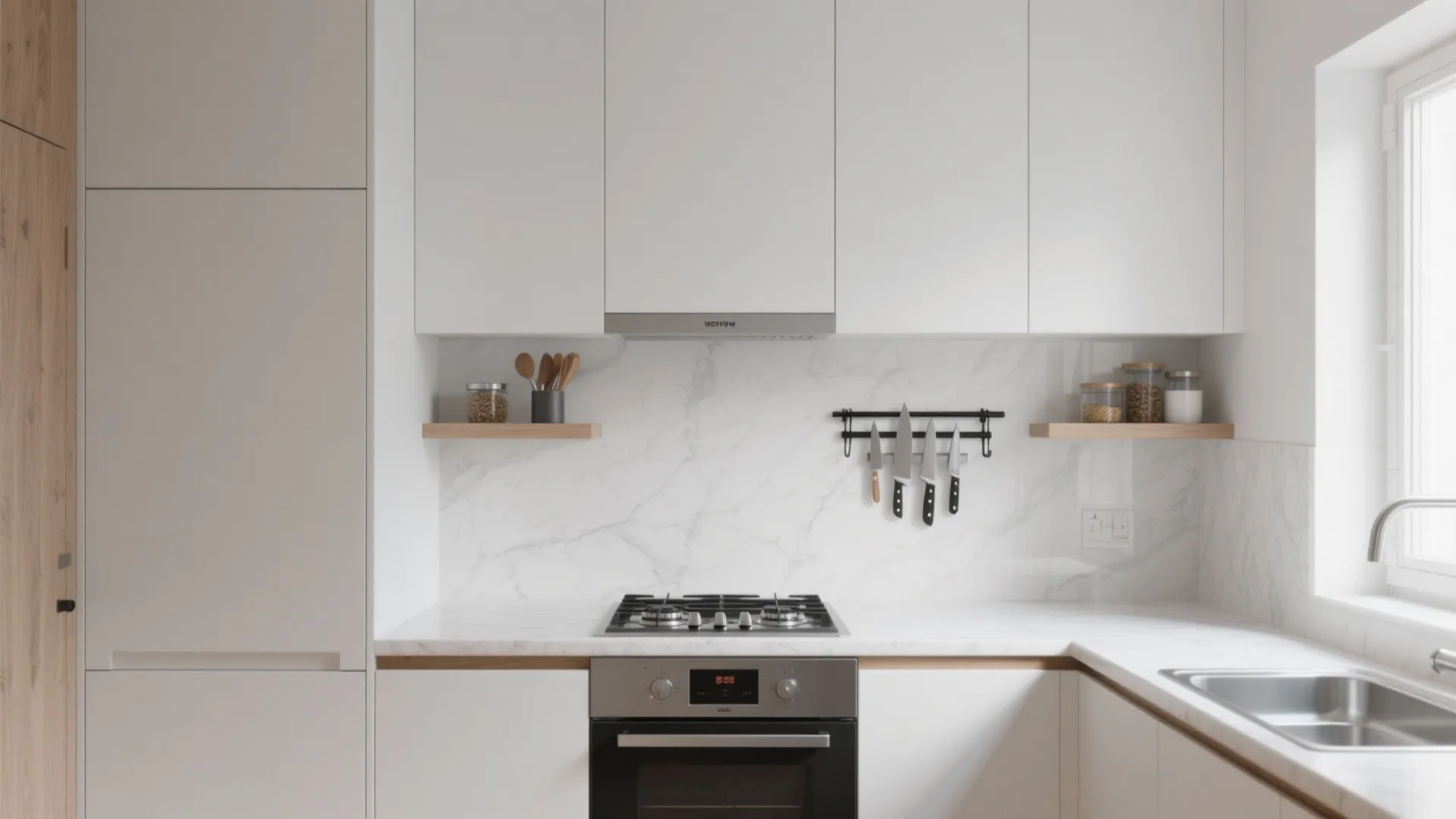 Minimalist Kitchen Storage That Breathes
