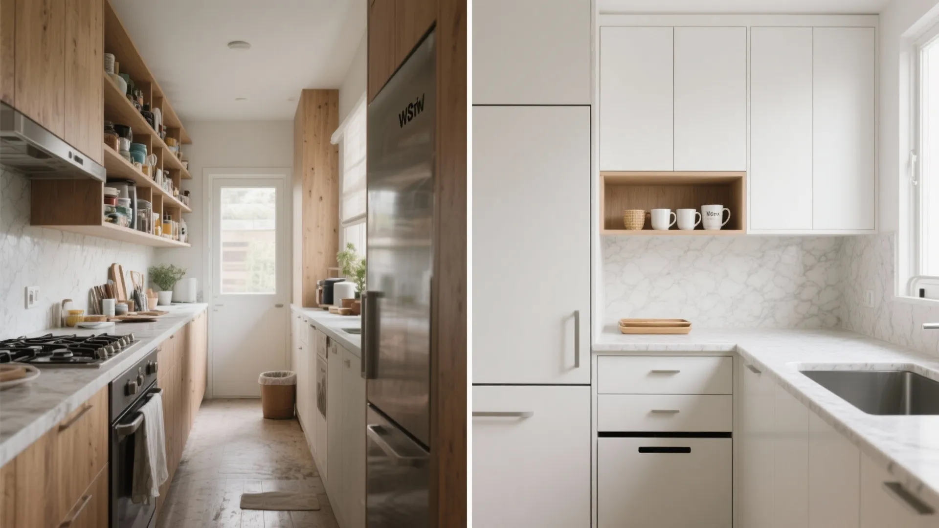 Minimalist Kitchen Storage That Hides the Mess