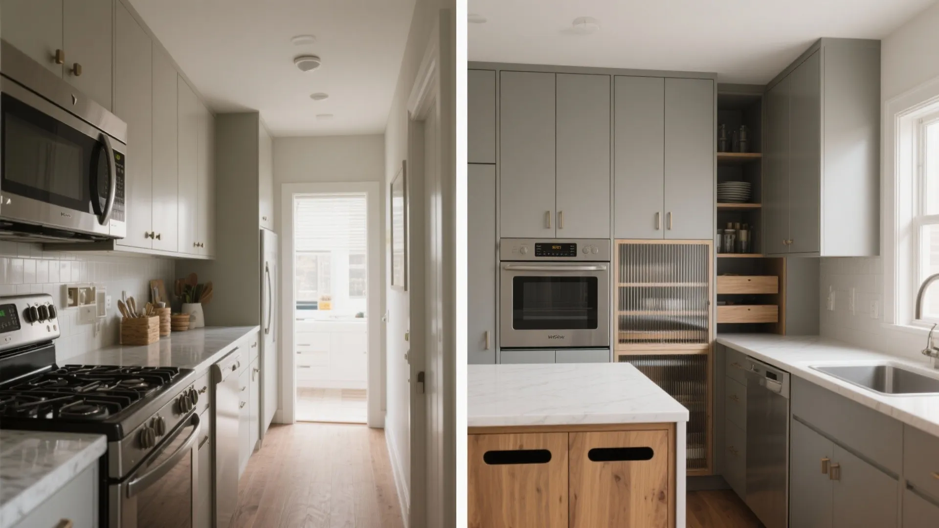 Minimalist kitchen storage