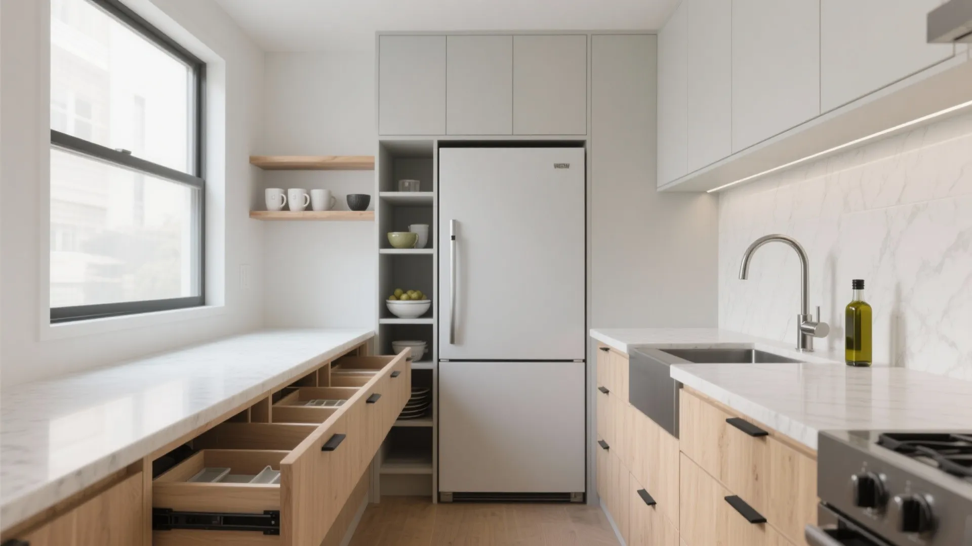 Minimalist Kitchen Storage