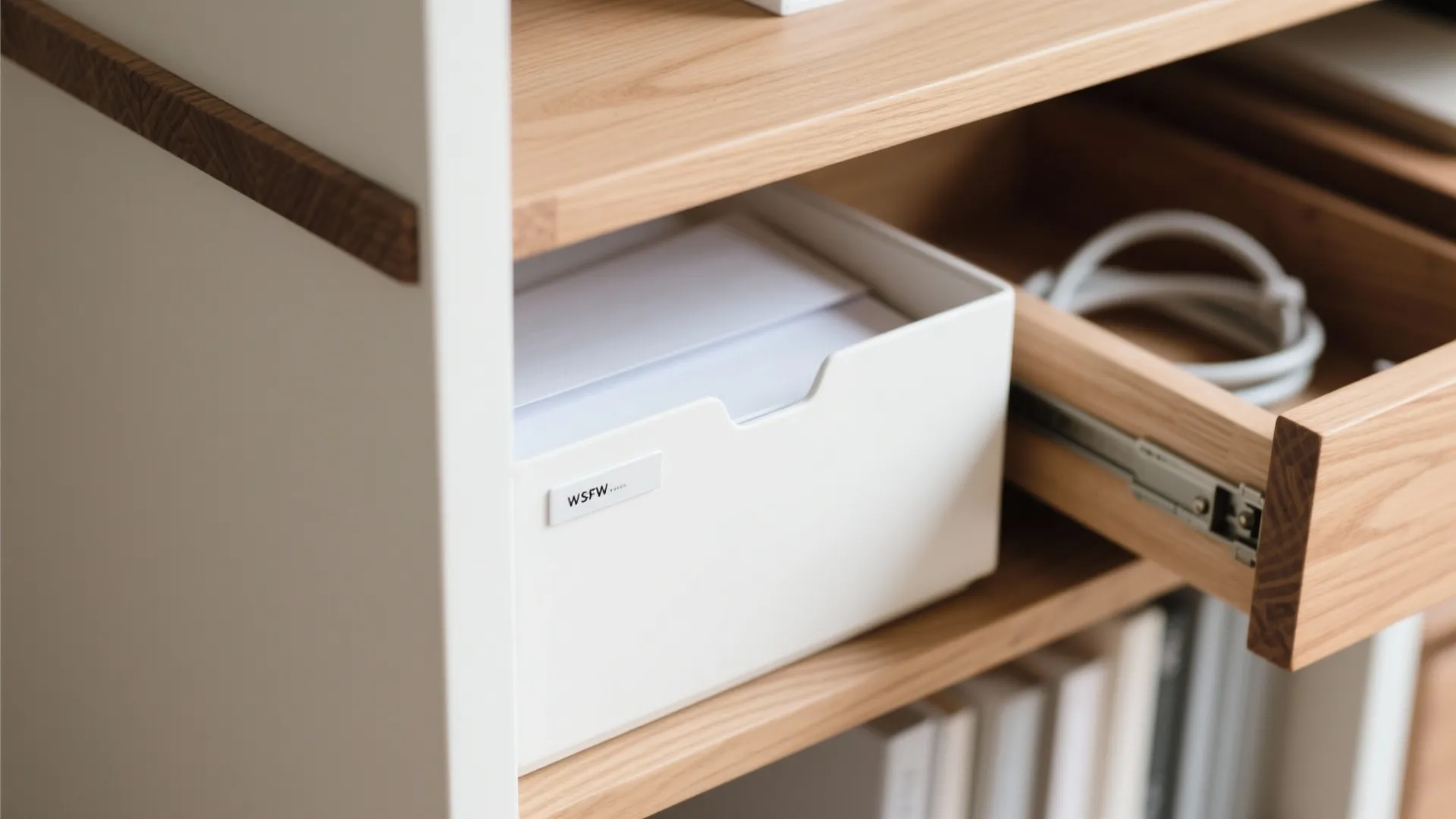 Minimalist study storage that calms the mind