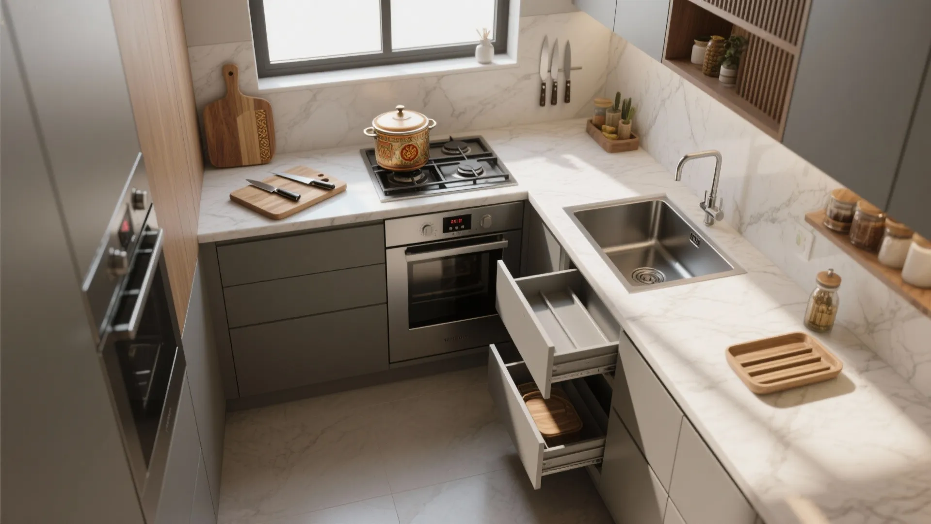 Minimalist Kitchen Storage