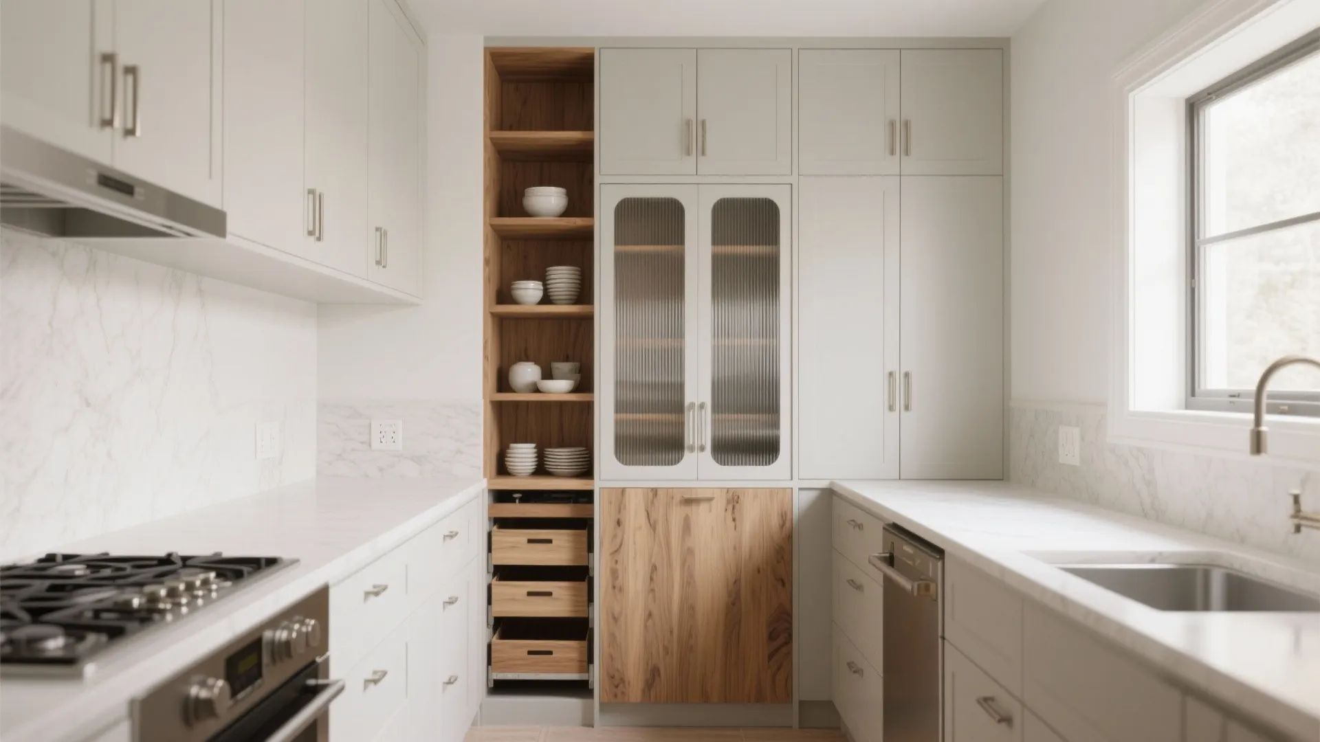 Minimalist storage that still feels luxurious