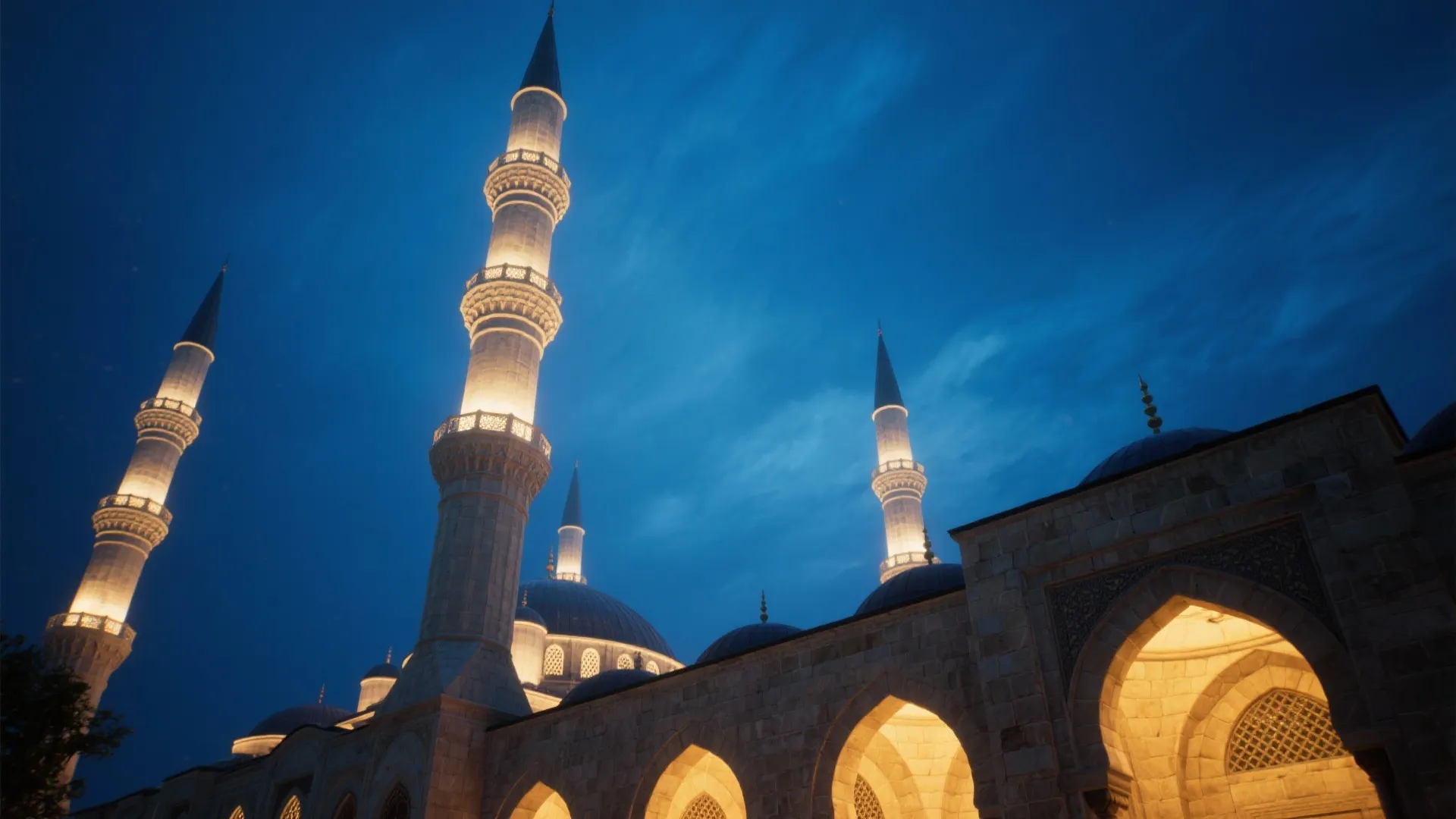 3. Elegant Minaret Lighting