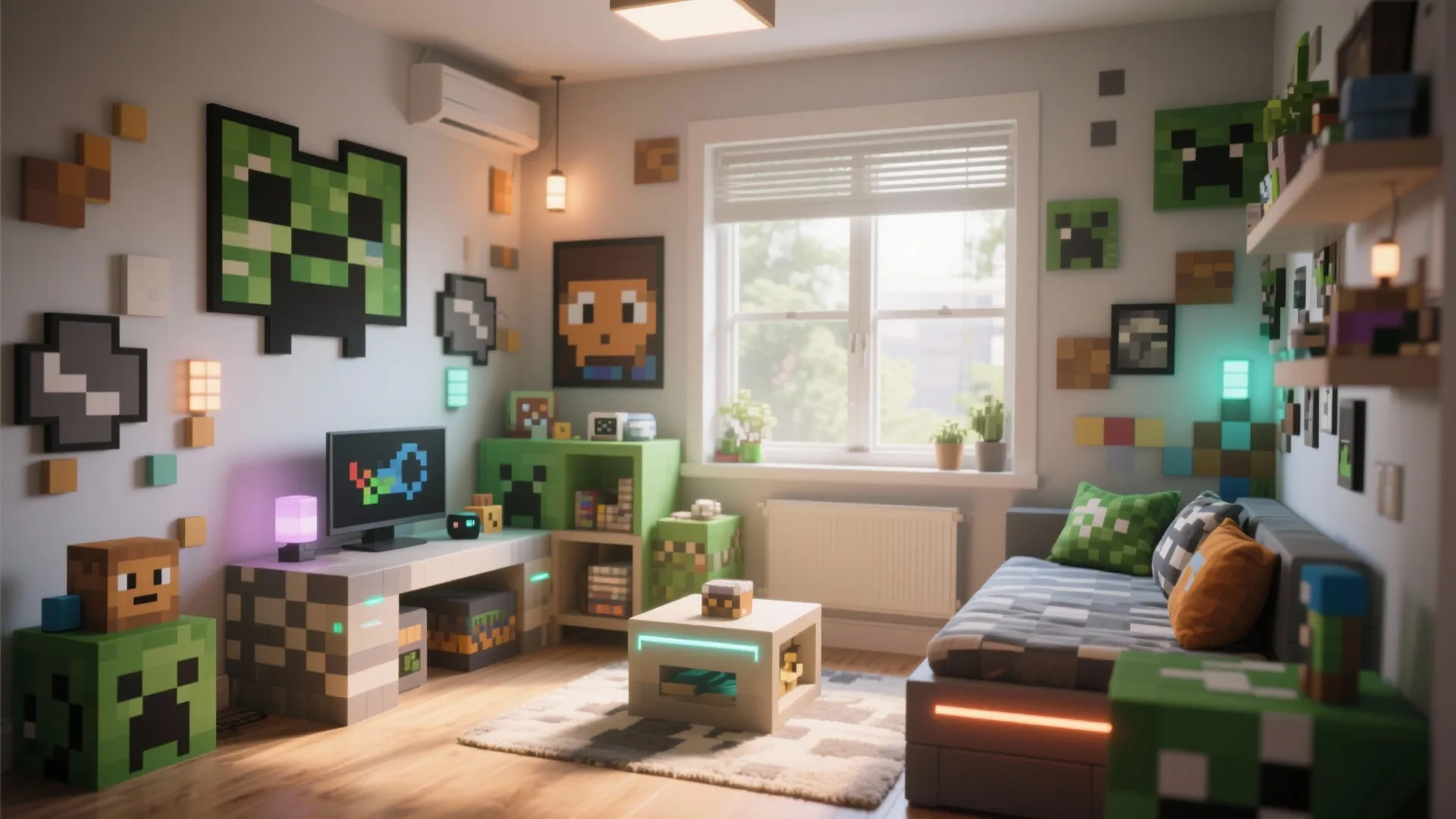 Minecraft gaming room ideas