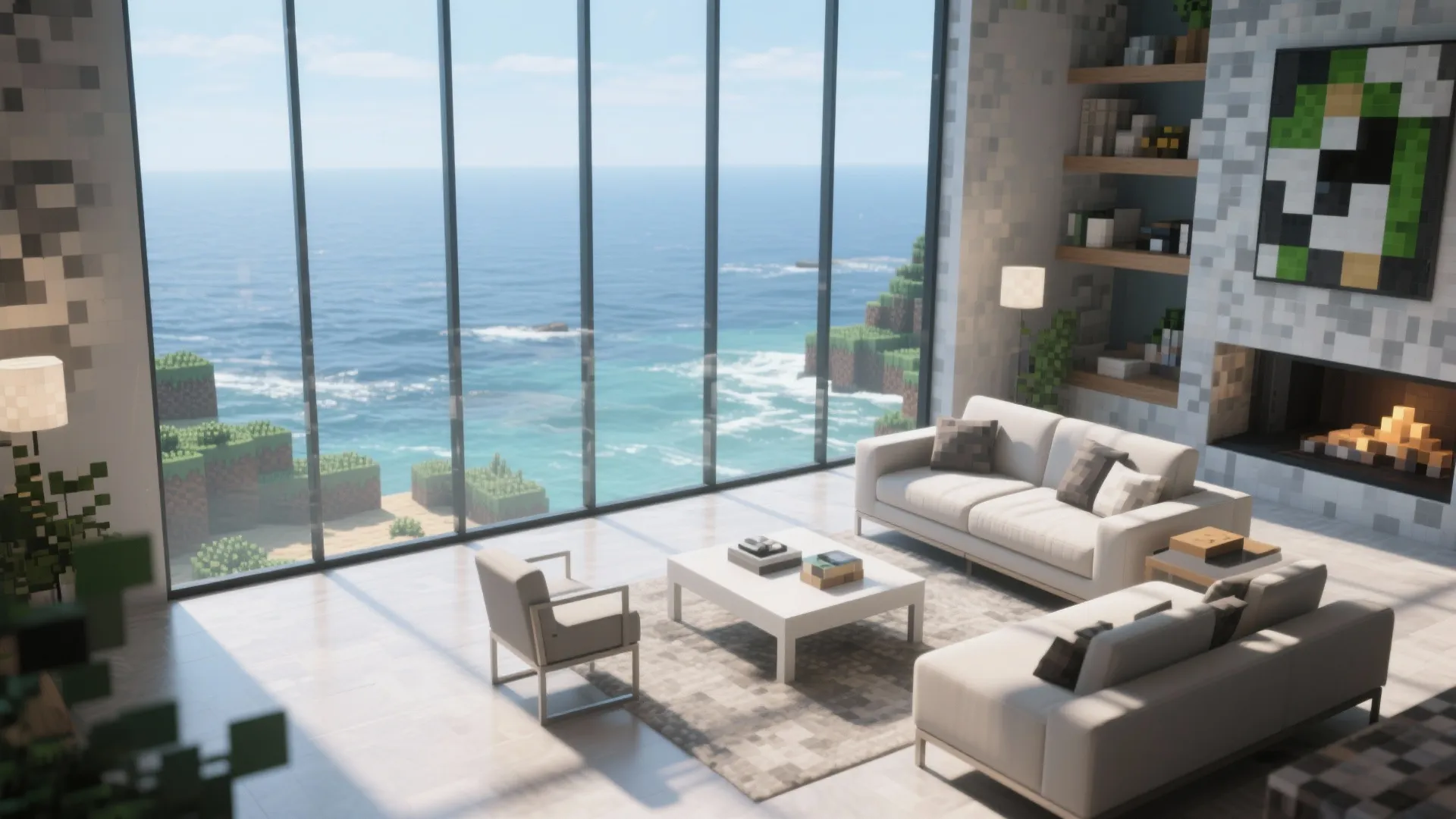 Glass Wall with Scenic View