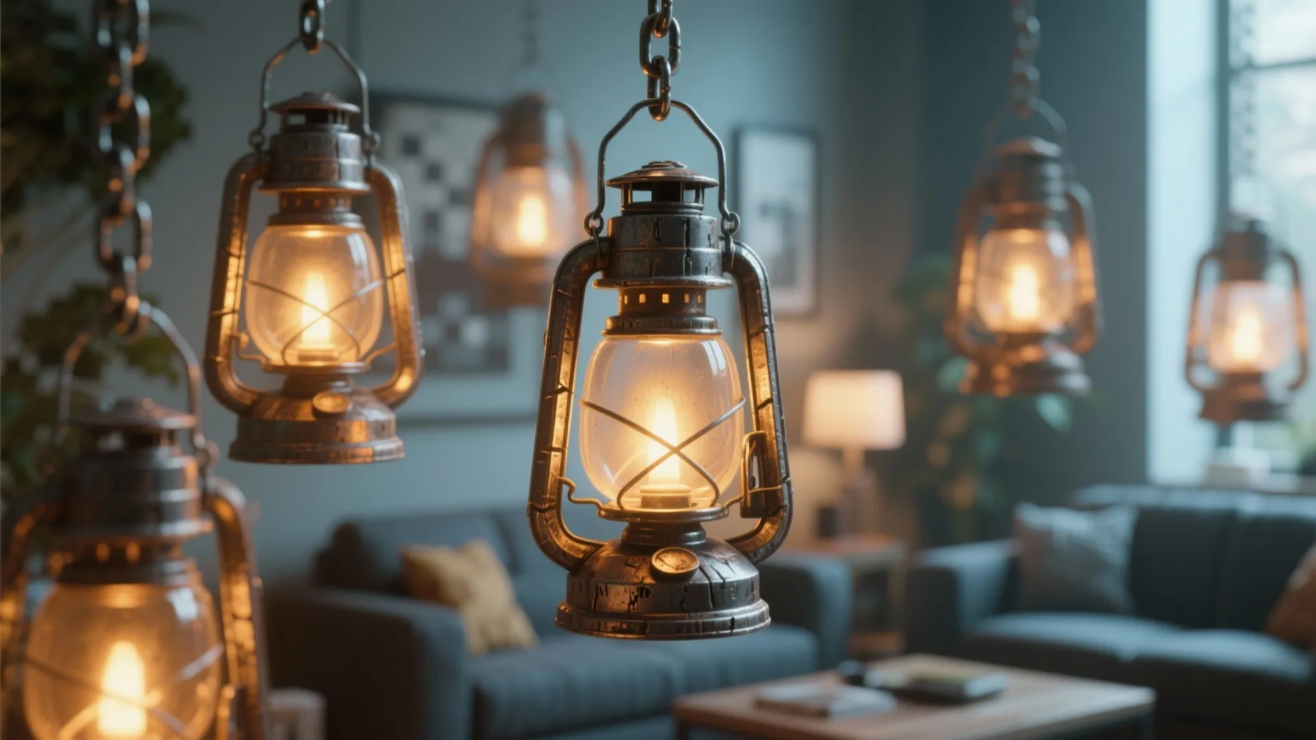 Hanging Lantern Lighting