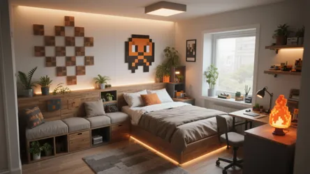 Minecraft bedroom decoration ideas — 5 tips
