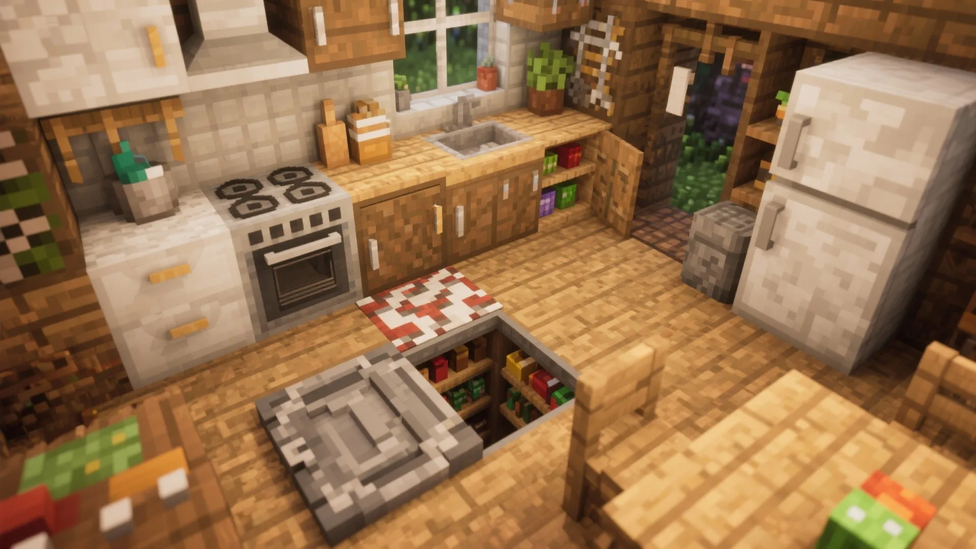 5. Hidden Storage Under the Floor