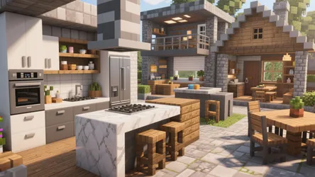 10 Creative Minecraft Kitchen Ideas