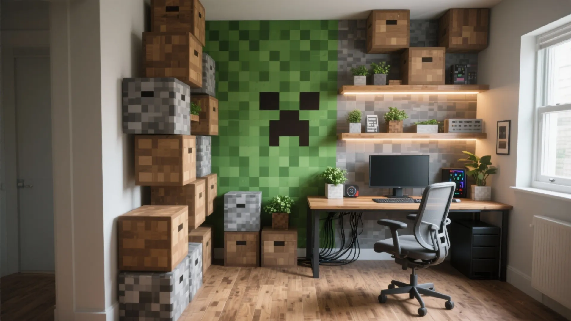 5 Minecraft Office Ideas for Small Spaces: Turn pixel charm into a productive, real-world workspace with five playful and practical design ideas