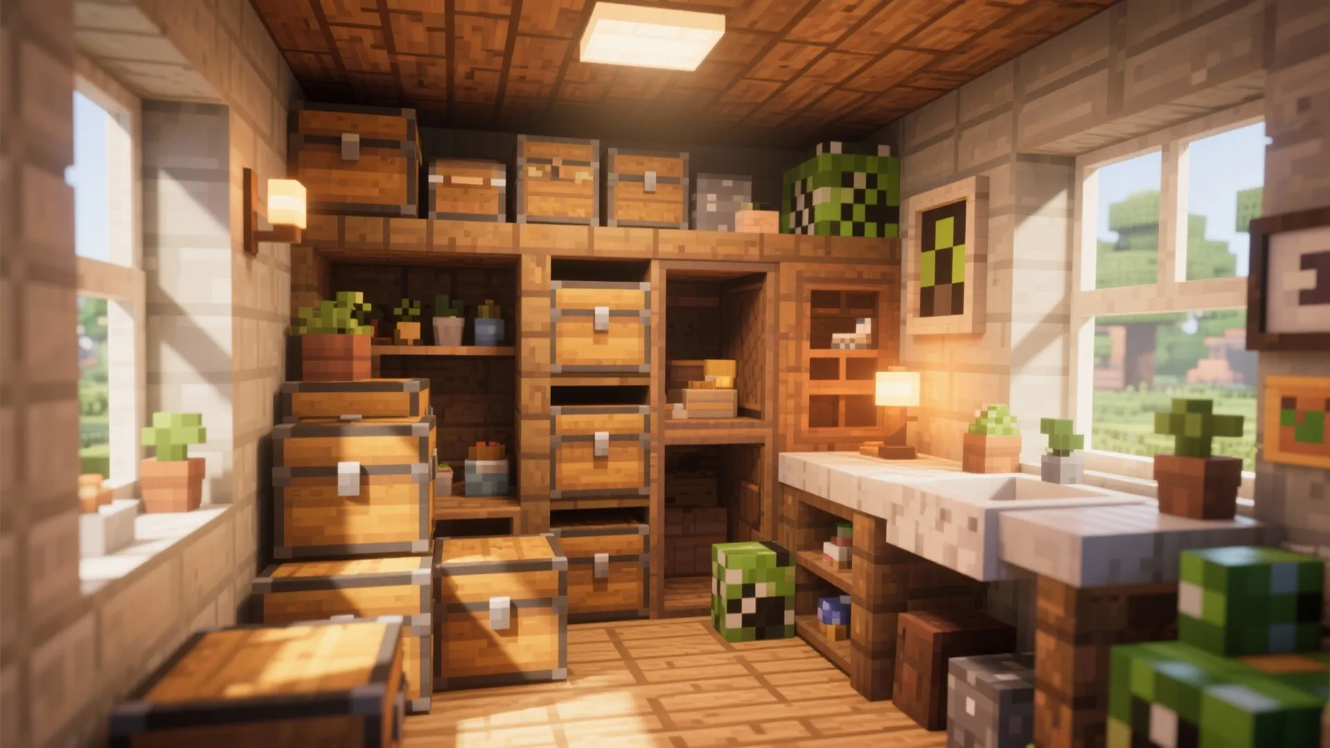 Small Storage Room Ideas Minecraft: Maximize Your Space: Fast-Track Guide to Efficient Minecraft Storage Solutions