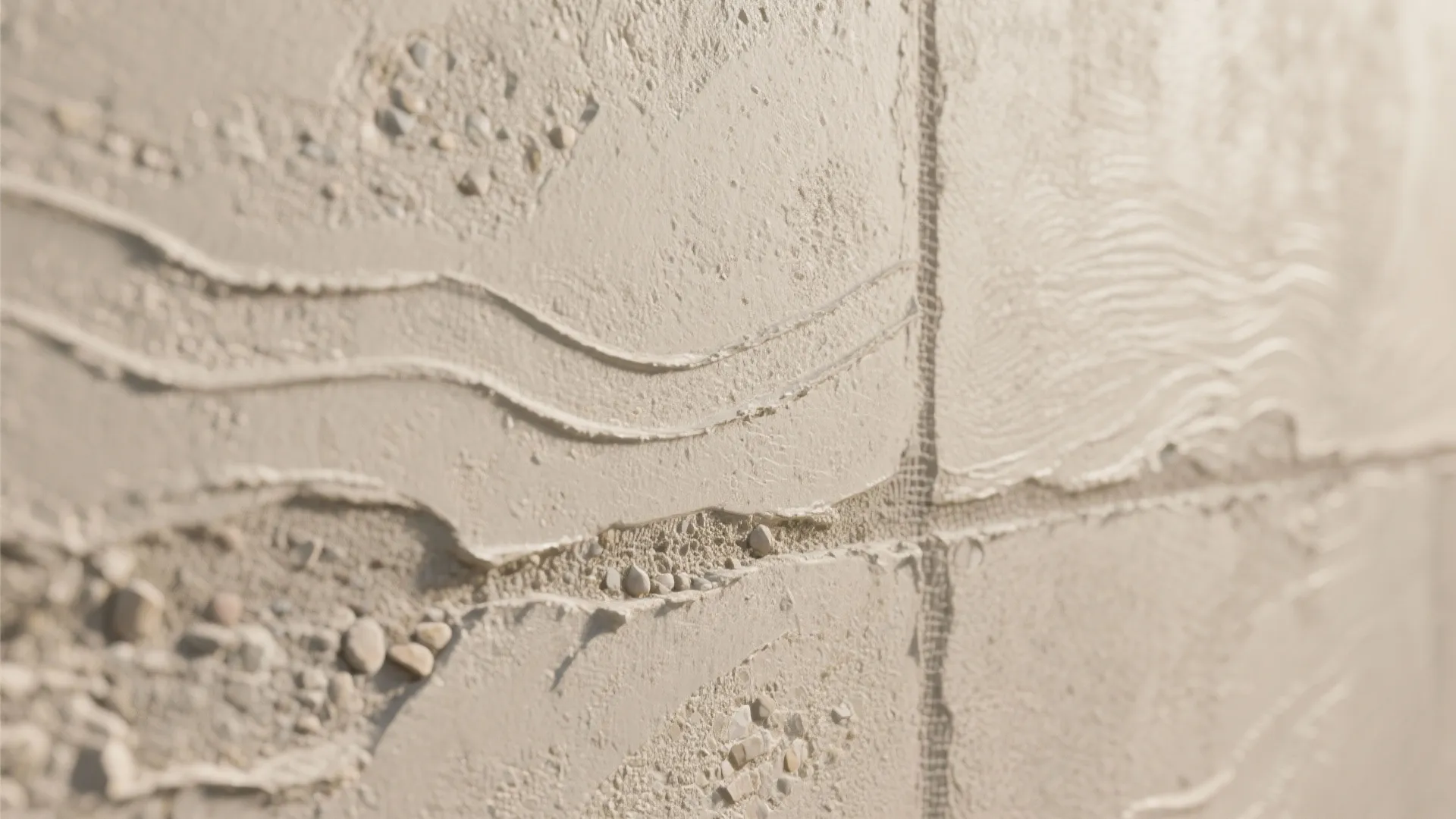 Textured mineral finishes that age gracefully