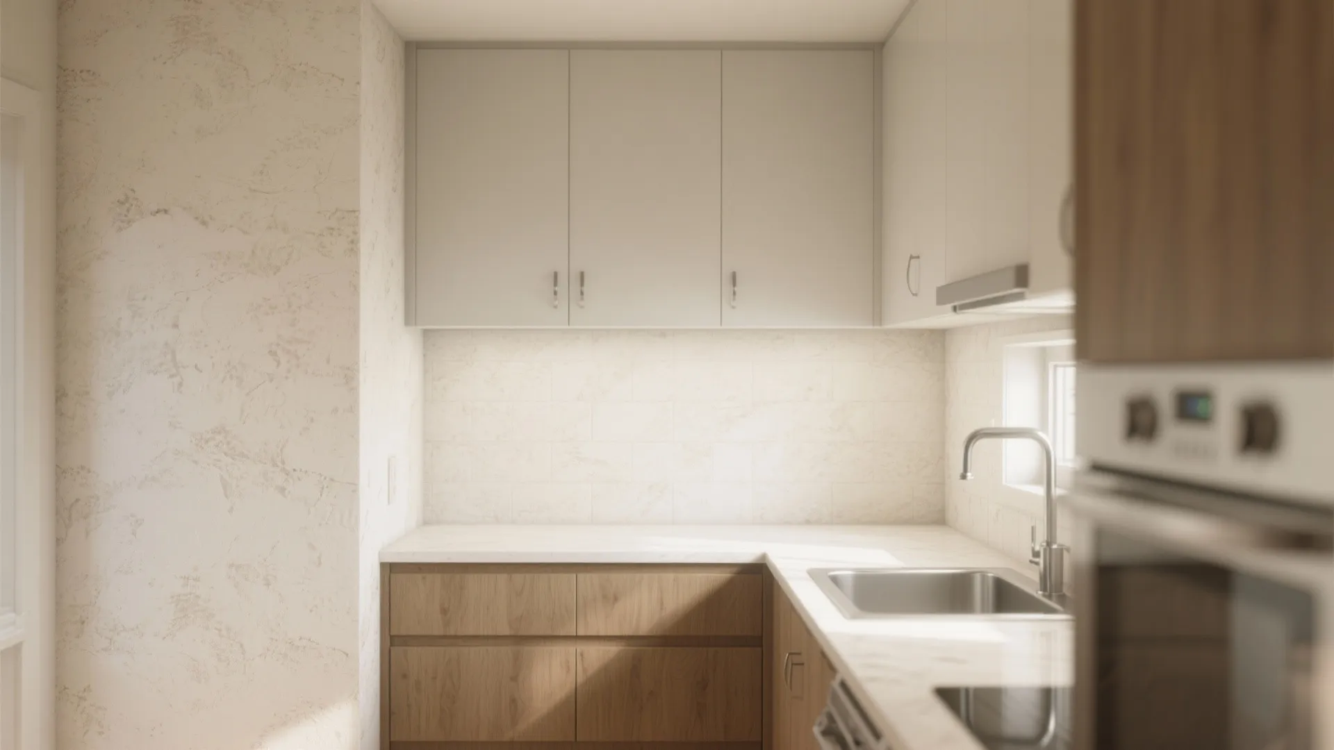 Subtle Mineral Wash with a Texture Roller