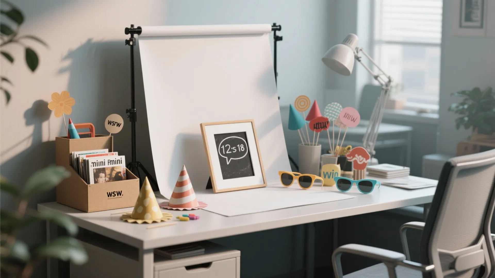 5. Mini Backdrop & Props Box