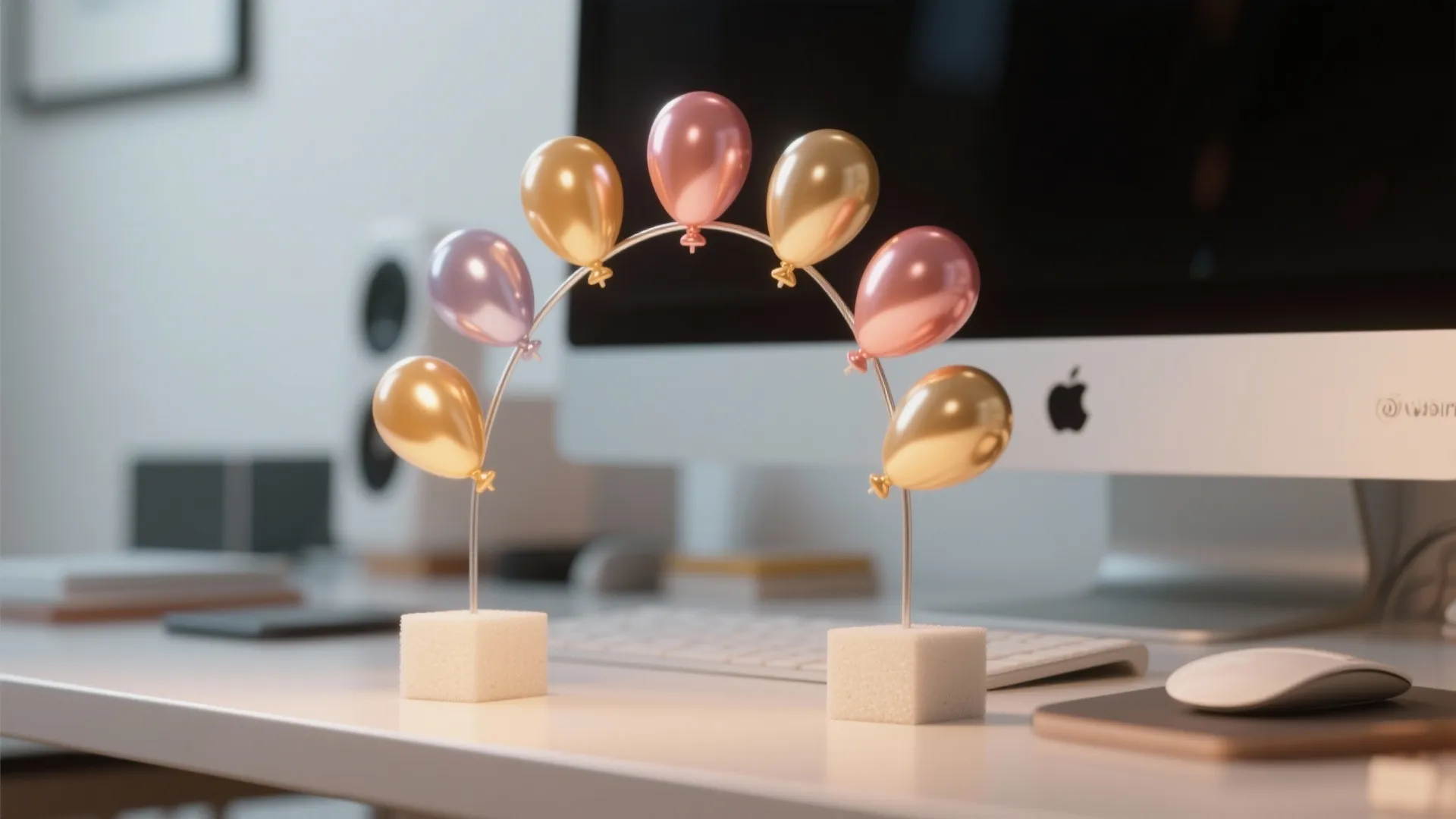 Office Desk Birthday Decorations: 5 Creative Ideas: Small gestures, big smiles: playful and practical office desk birthday decorations I actually use