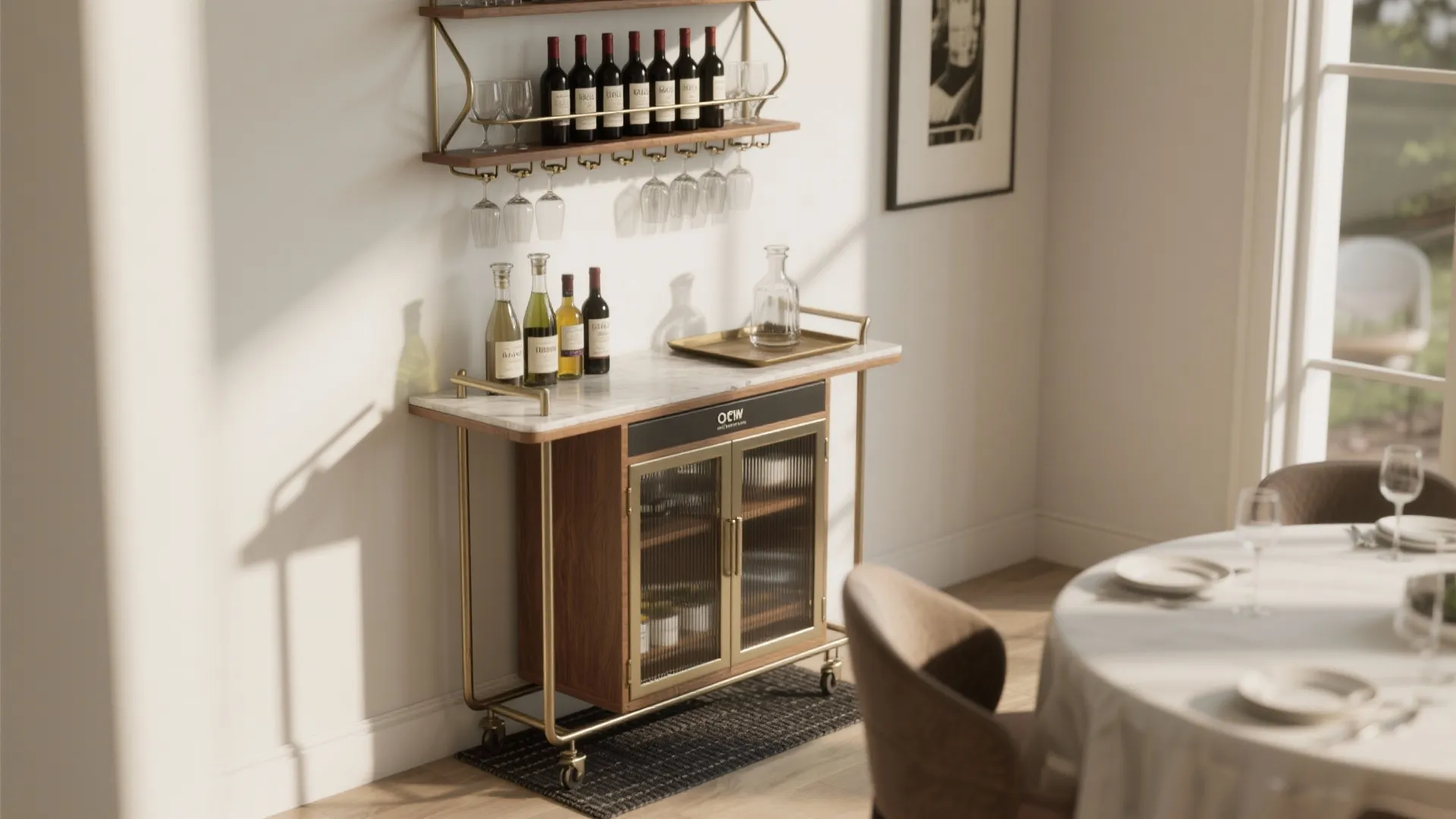 4. Mini bar or serving station