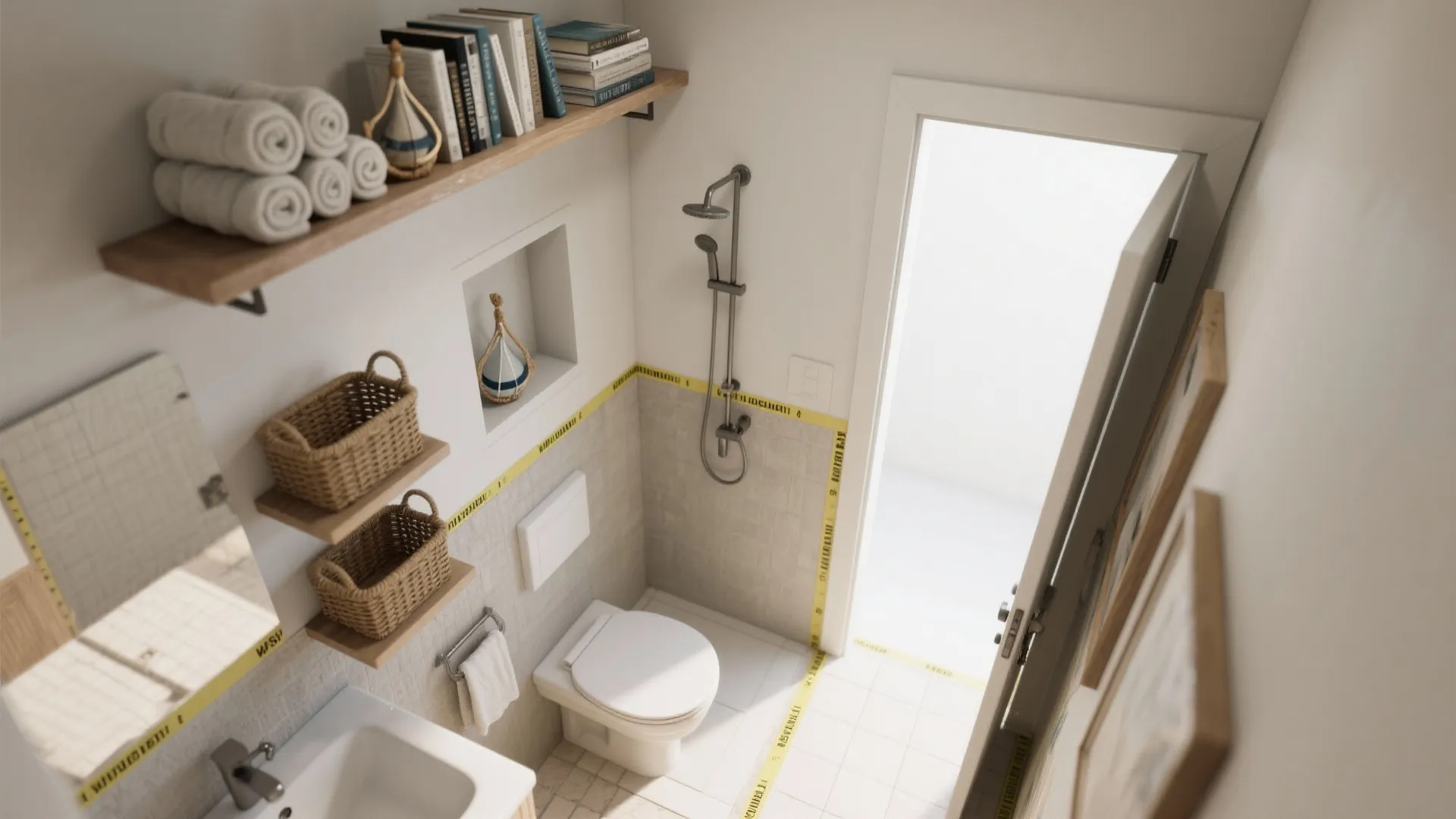 5. Mini Beach Library and Smart Storage