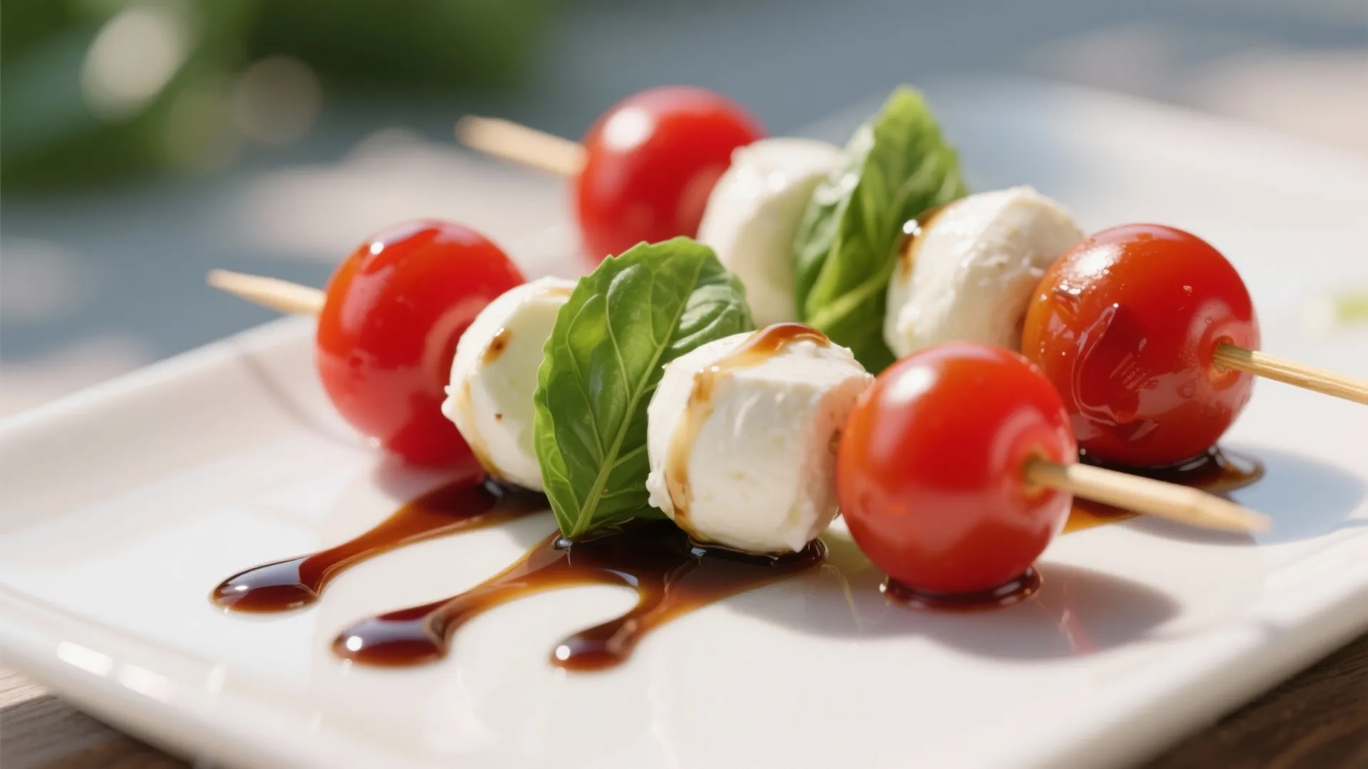 5. Mini Caprese Skewers