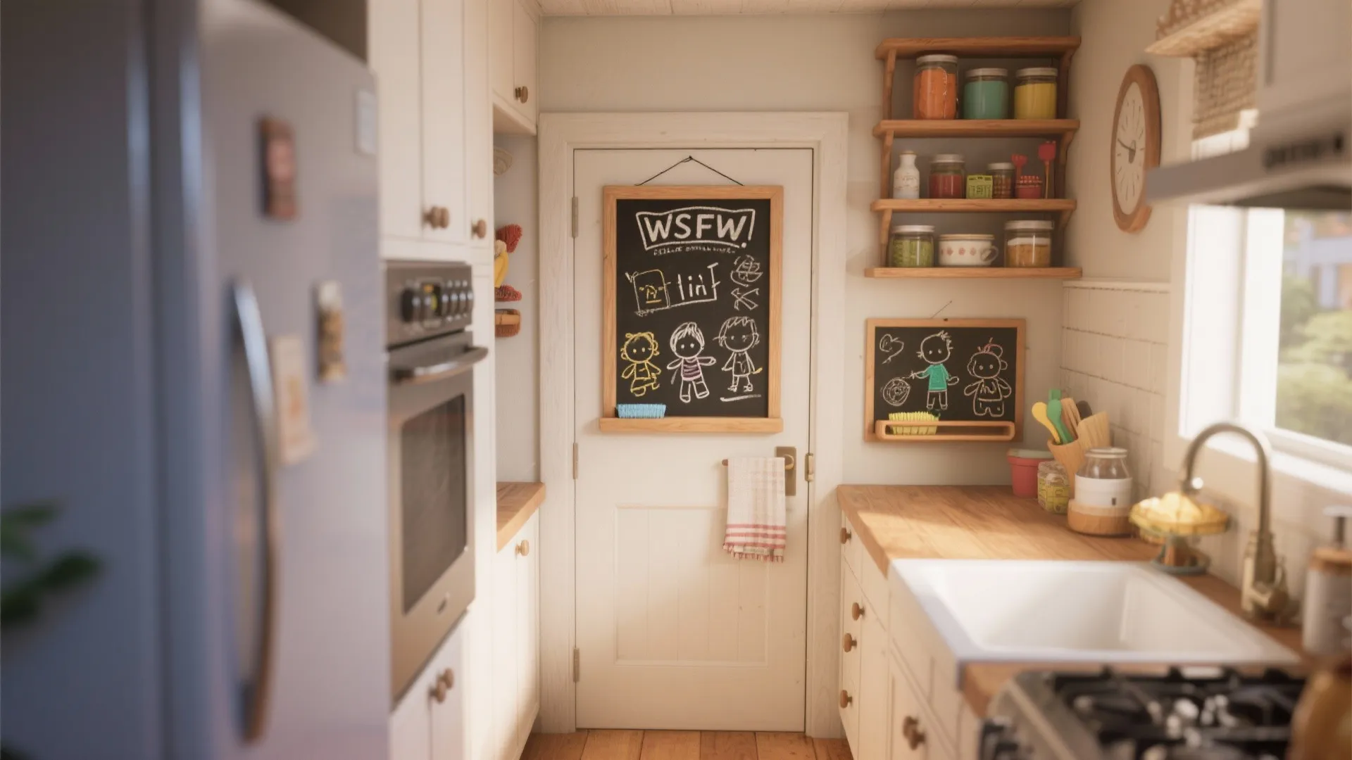 5. Mini chalkboard stations