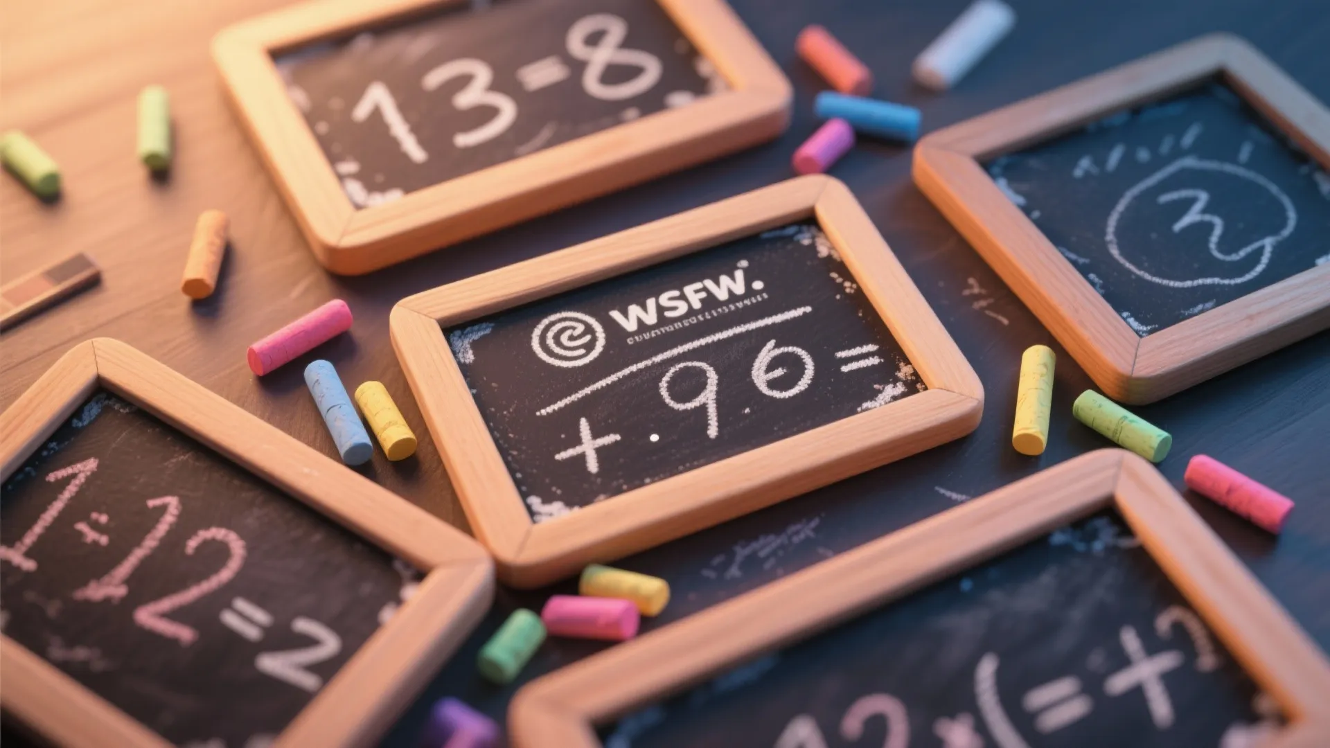 3. Mini Chalkboard Frames