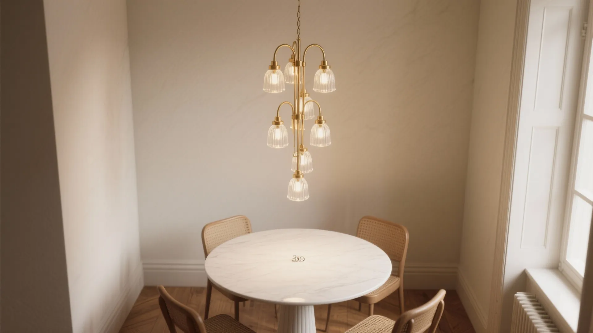 1) Miniature Chandeliers with Scale