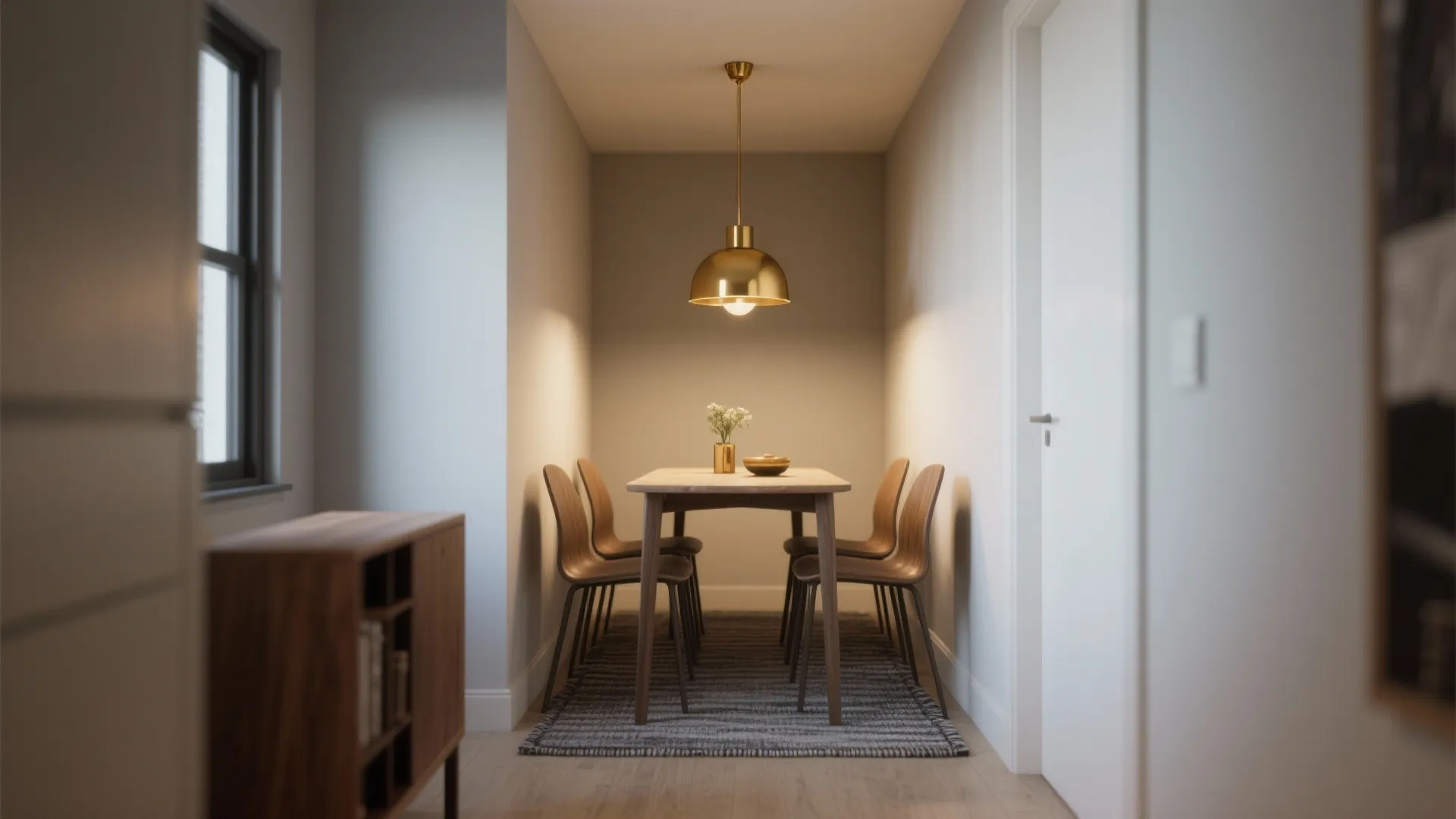 3. Compact Chandeliers for Small Dining Areas