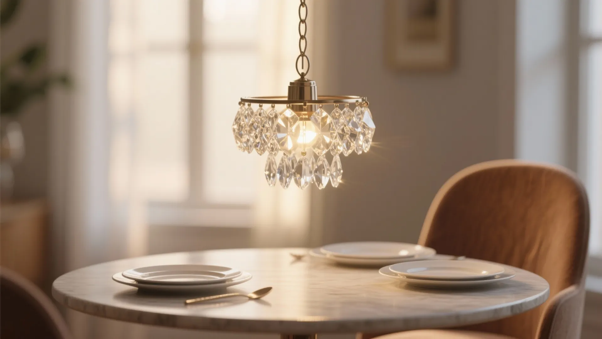 1. Miniature Chandeliers for Intimate Dining