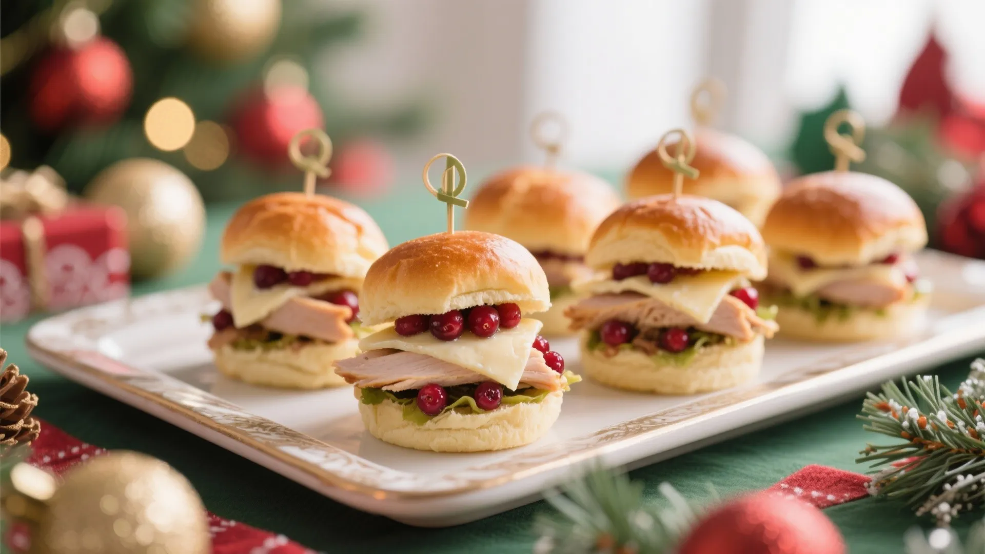 1. Mini Christmas Sliders