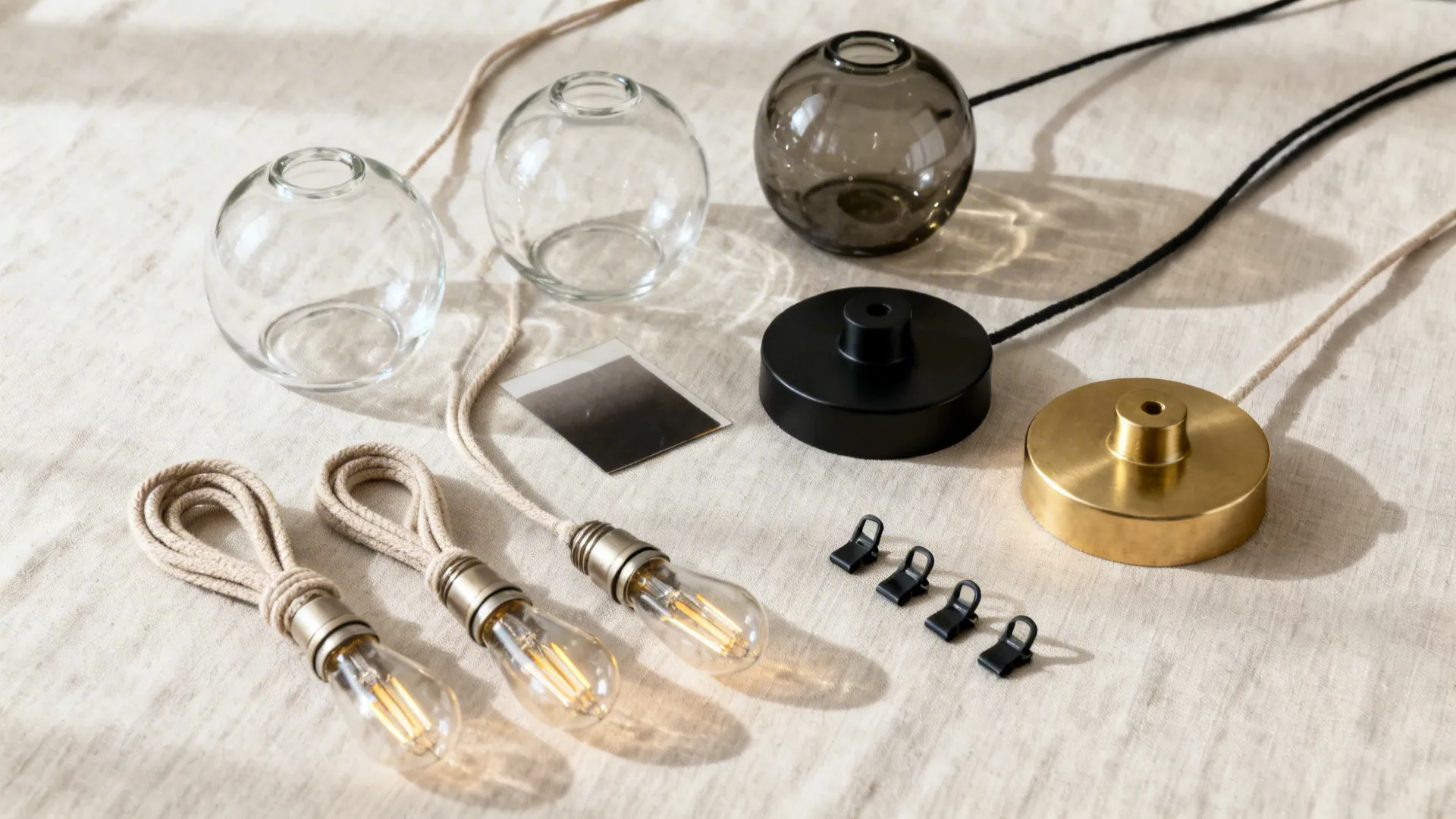 Mini pendant clusters in awkward corners