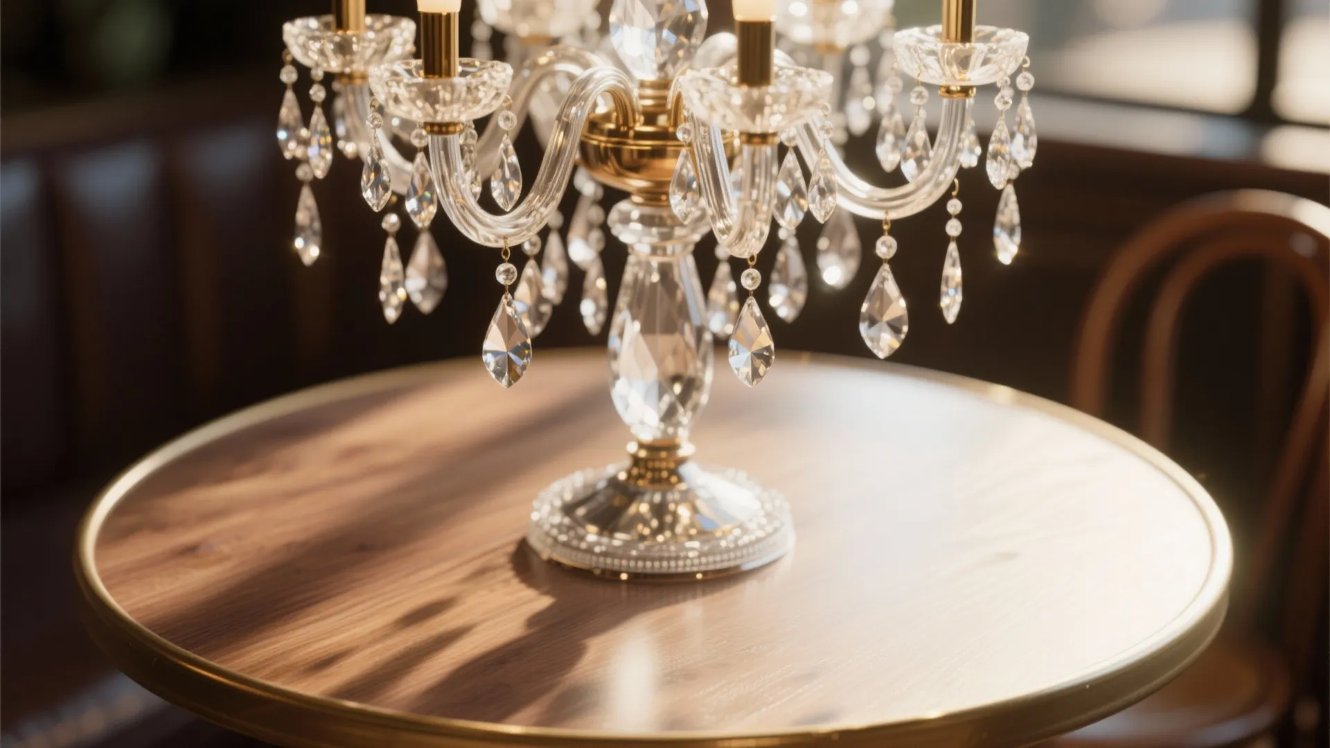 1. Mini crystal chandelier for instant glam