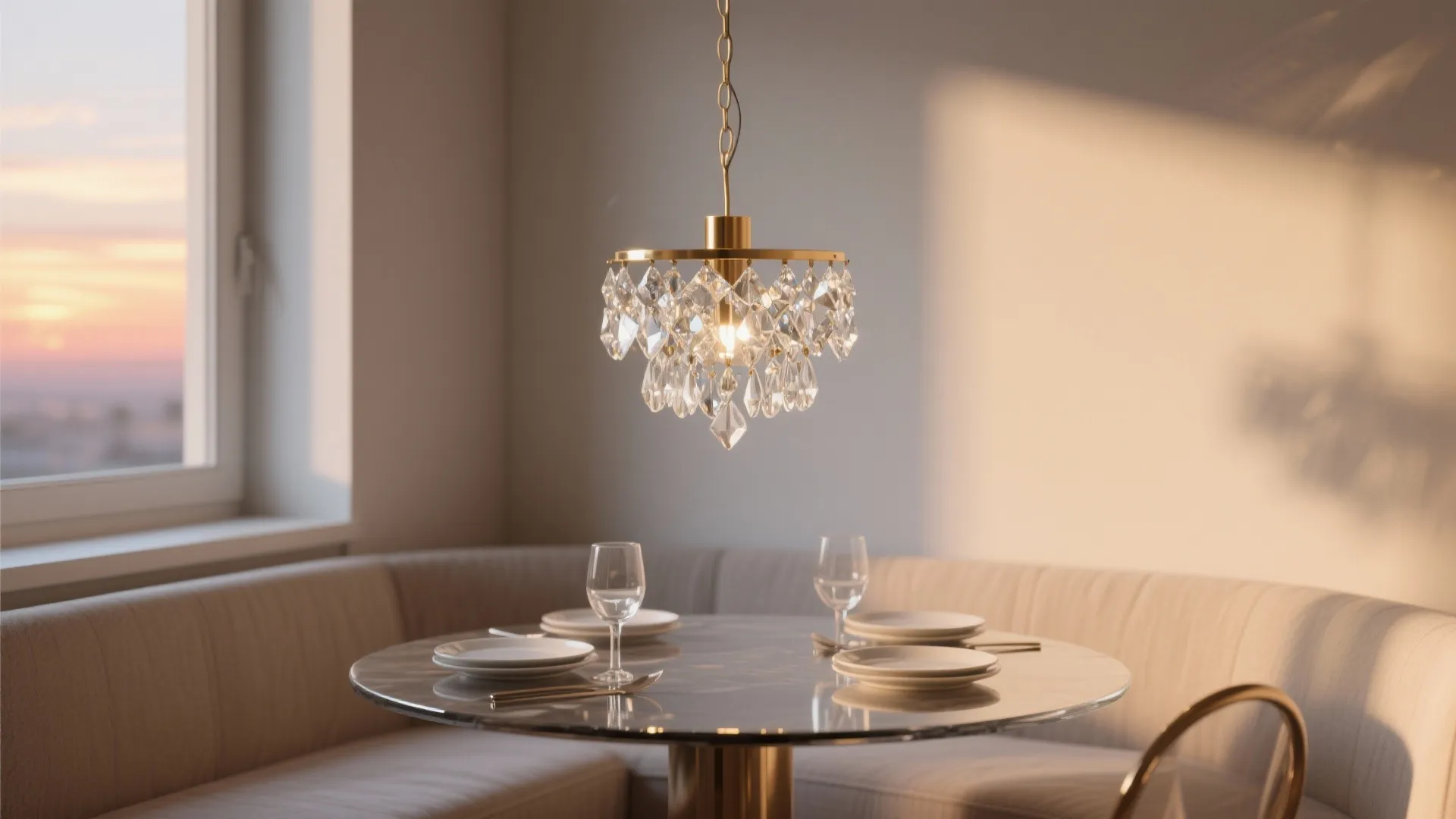 1. Mini Crystal Chandelier — Small but Sparkly
