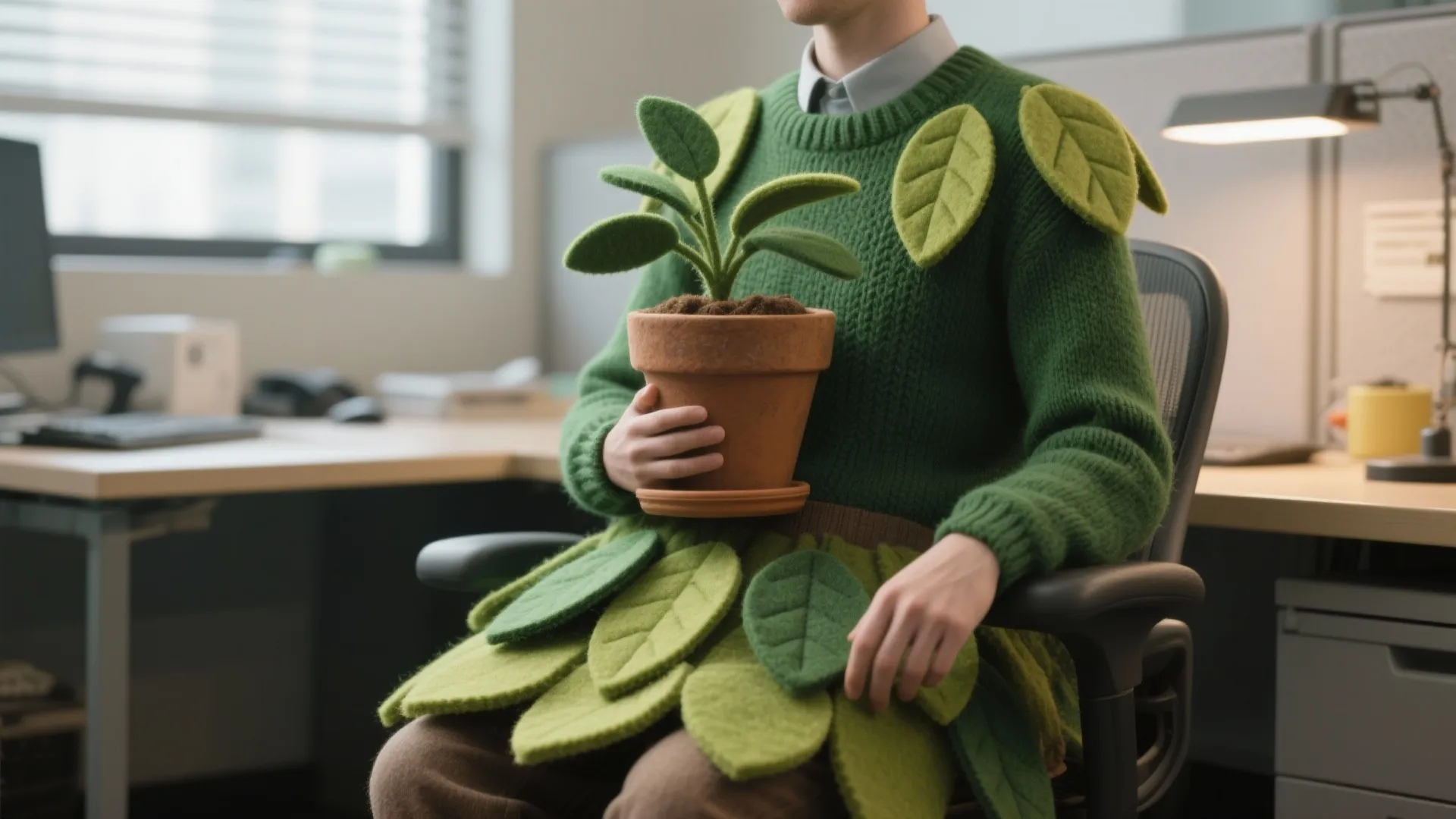 1. Miniature Desk Plant