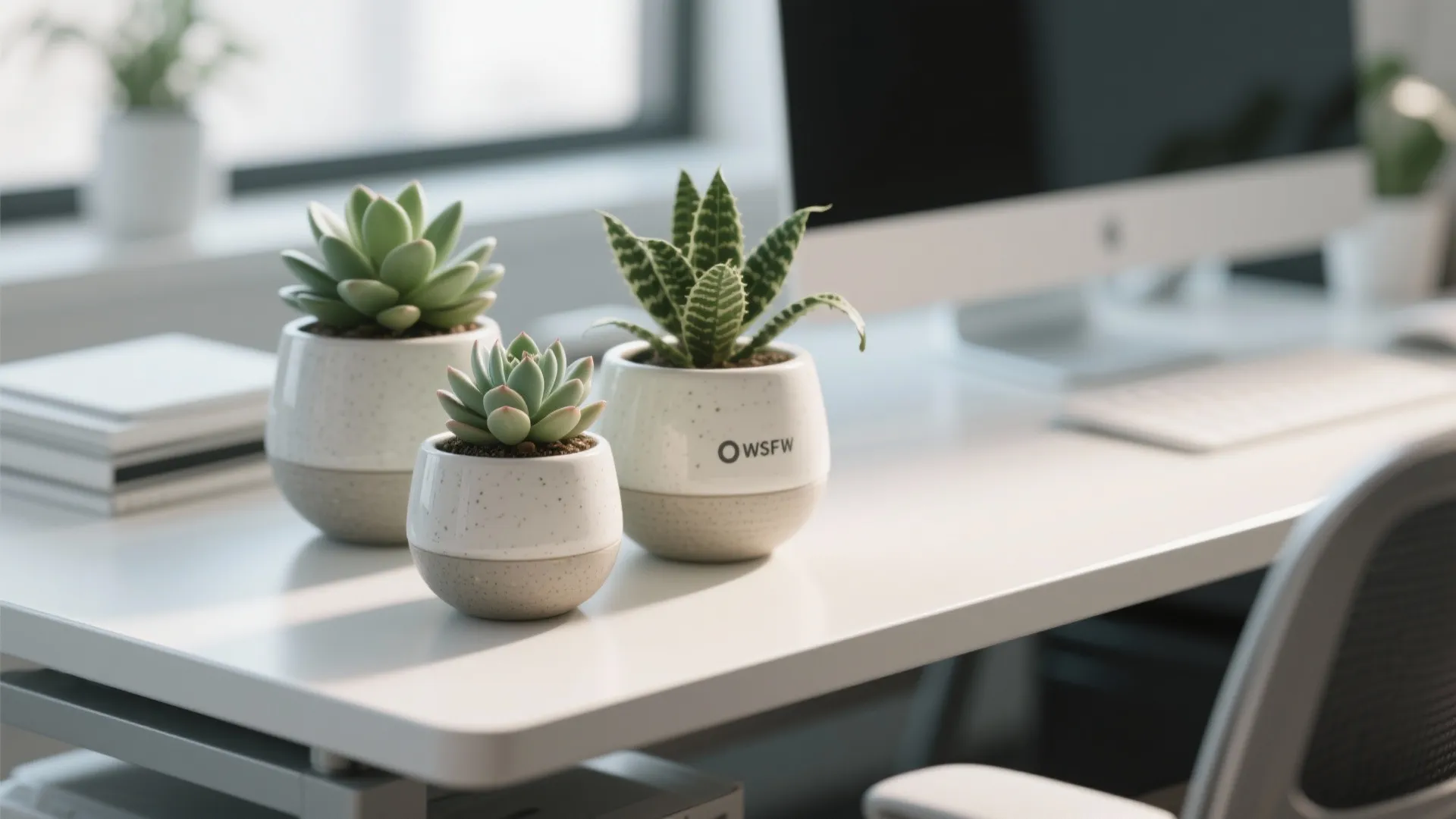 1. Mini Desk Plants