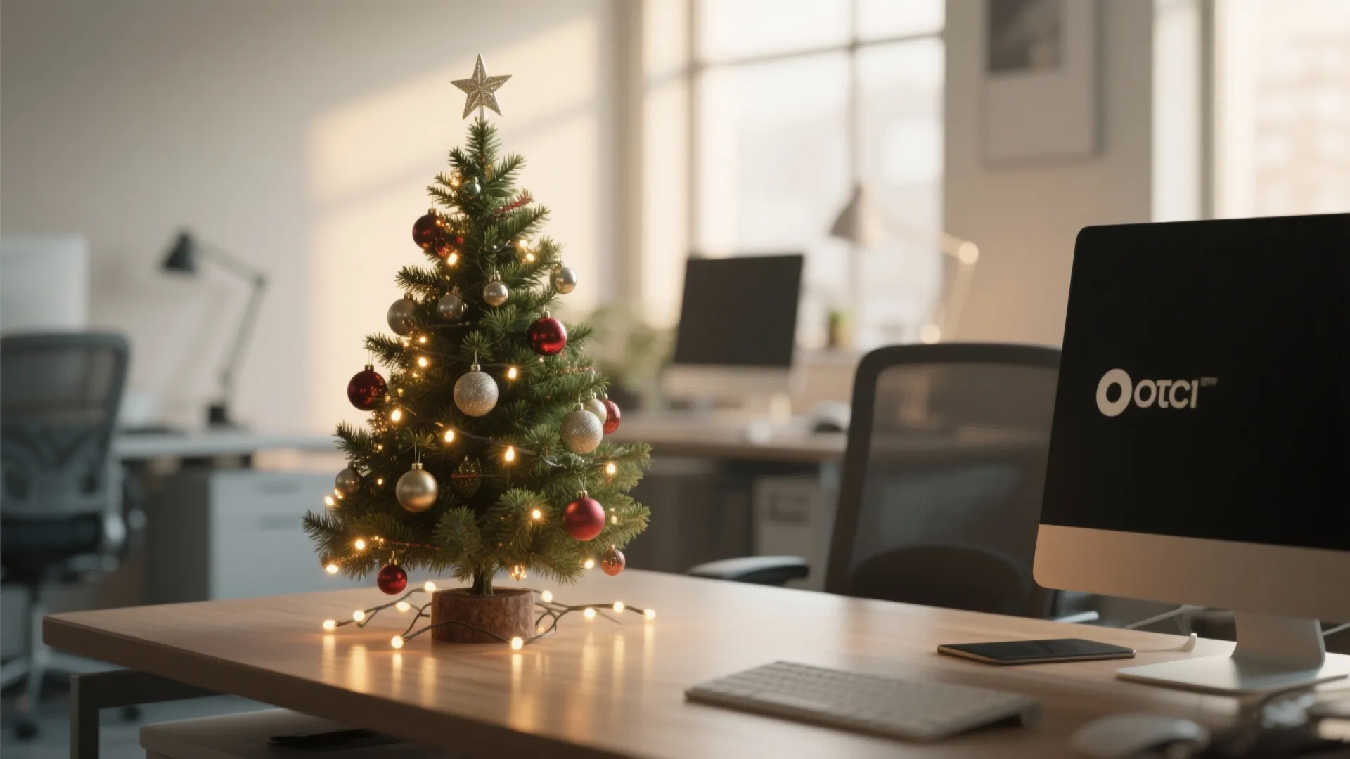1. Mini Tree on Every Desk
