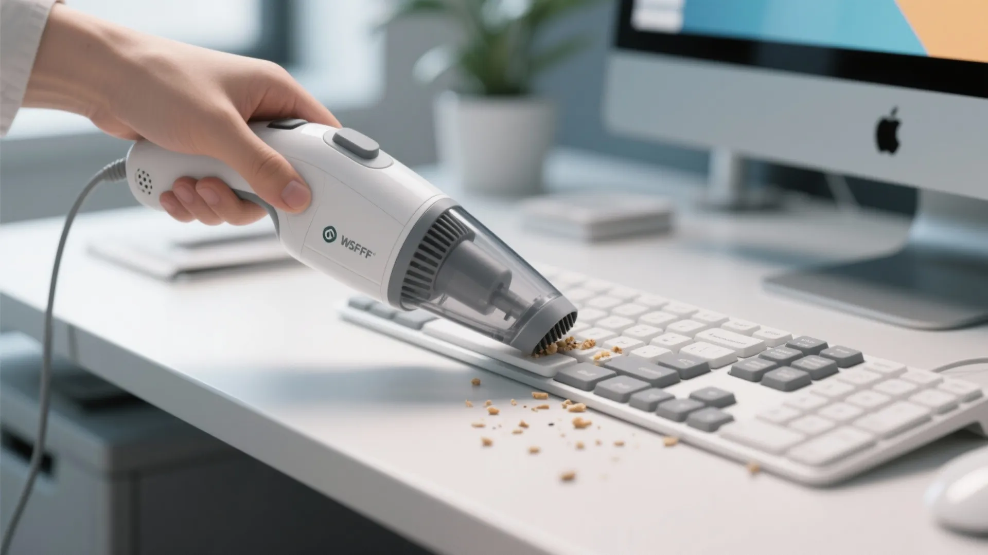 4. Mini Desk Vacuum