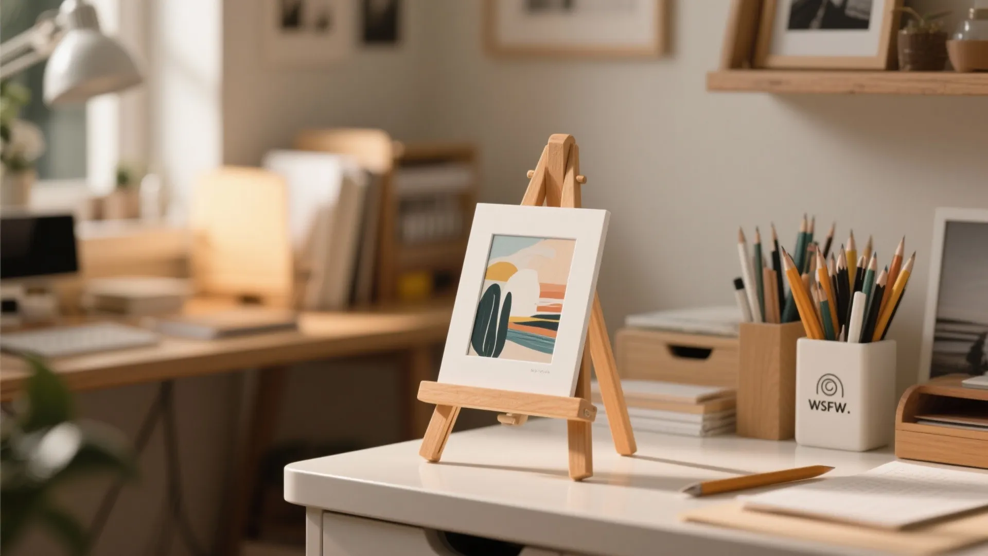 10. Mini Easel for Rotating Inspiration