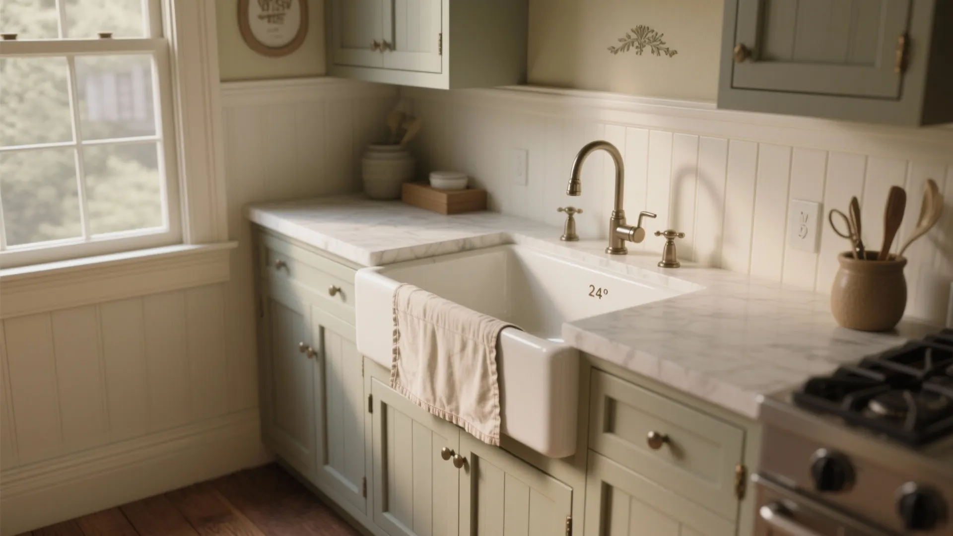 4. Apron-front (farmhouse) in miniature