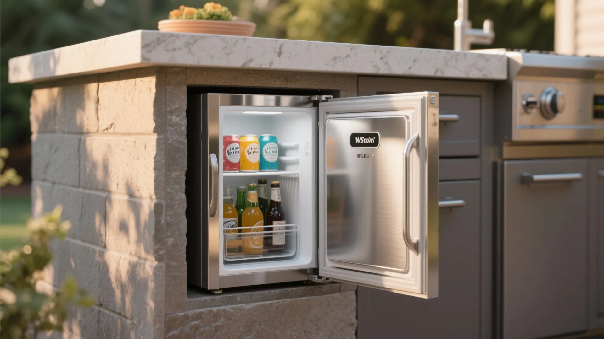 5. Mini Fridge Under Counter