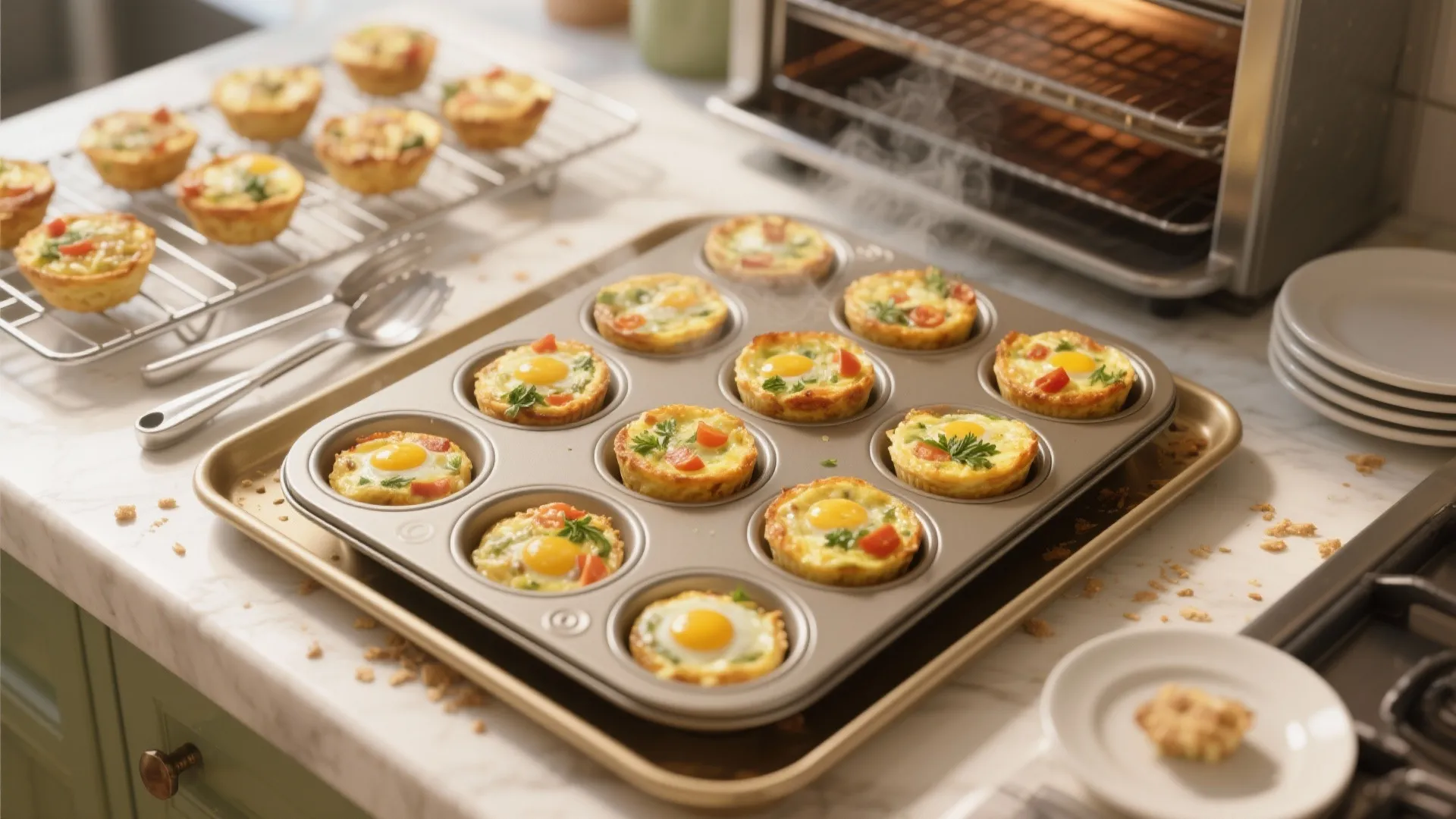2. Mini Frittata Bites (Bake Ahead)