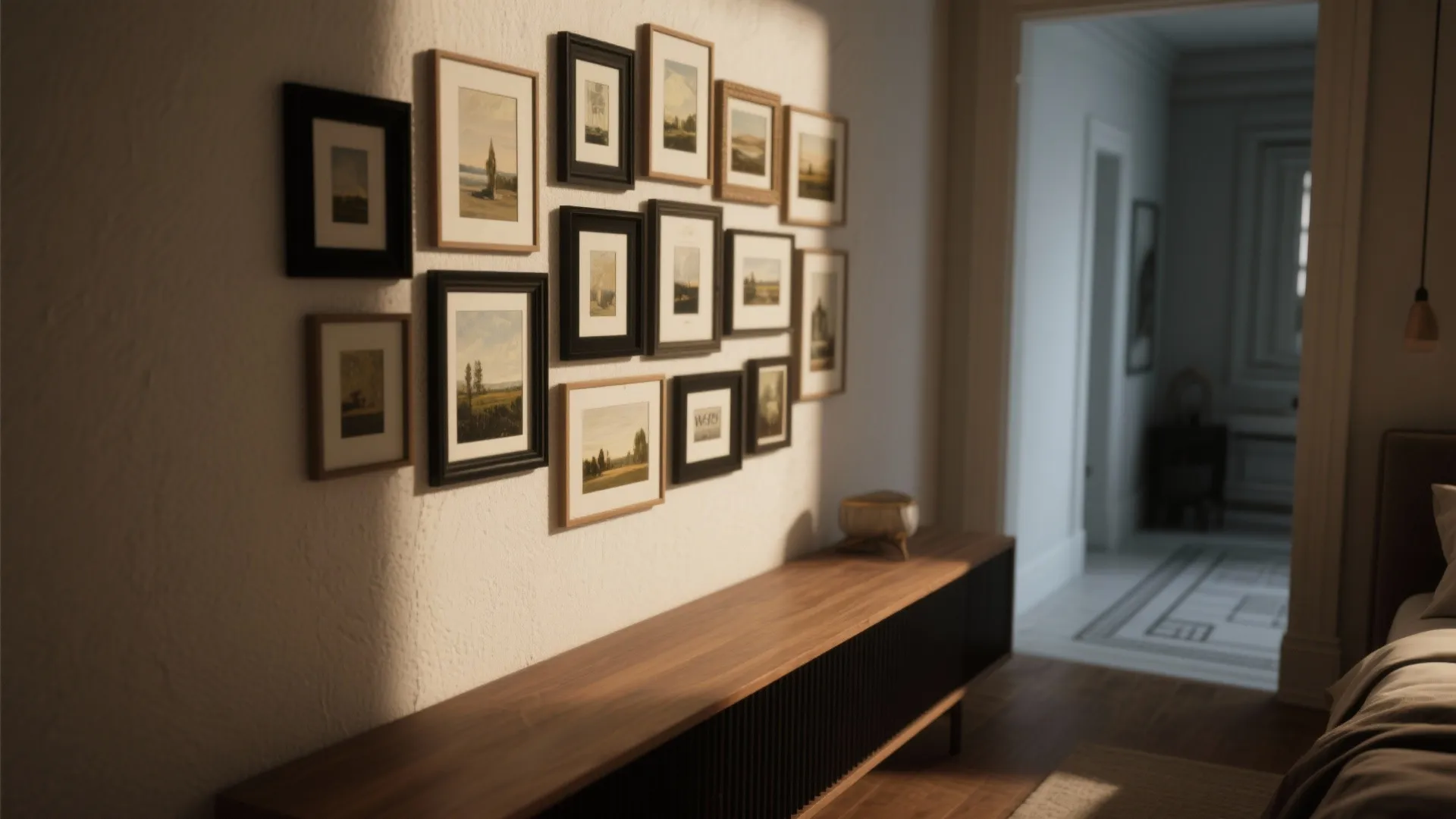 1. Mini Gallery Wall, Big Personality