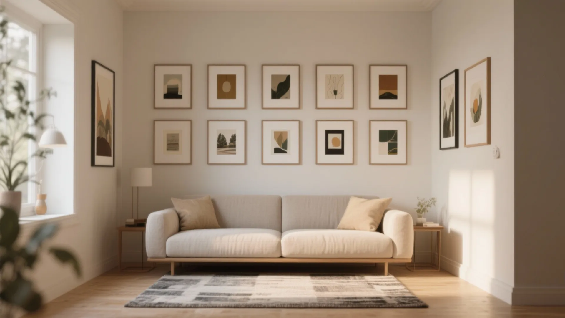 3. Create a mini-gallery with consistent spacing