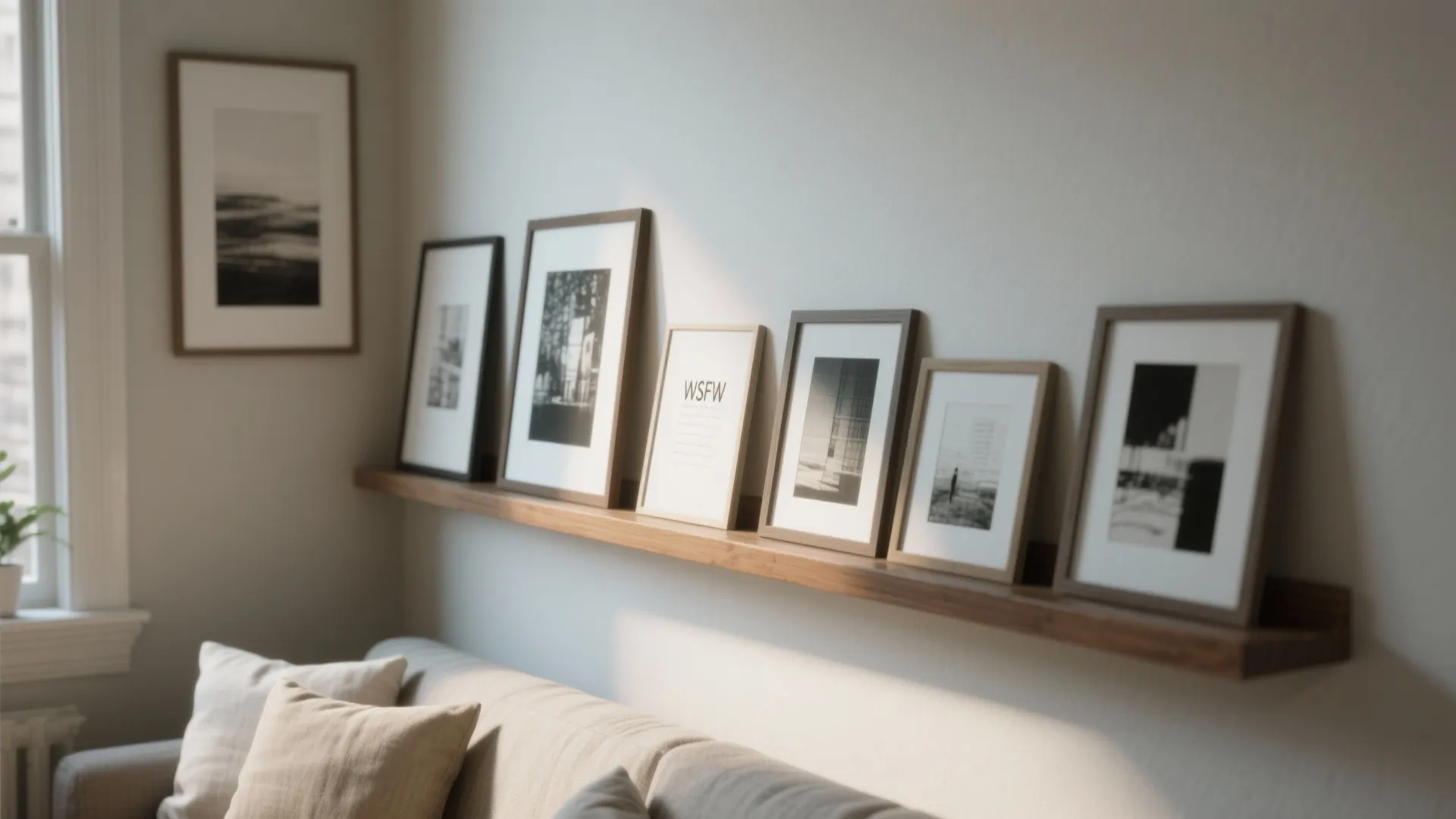 2. Mini Gallery with a Shelf