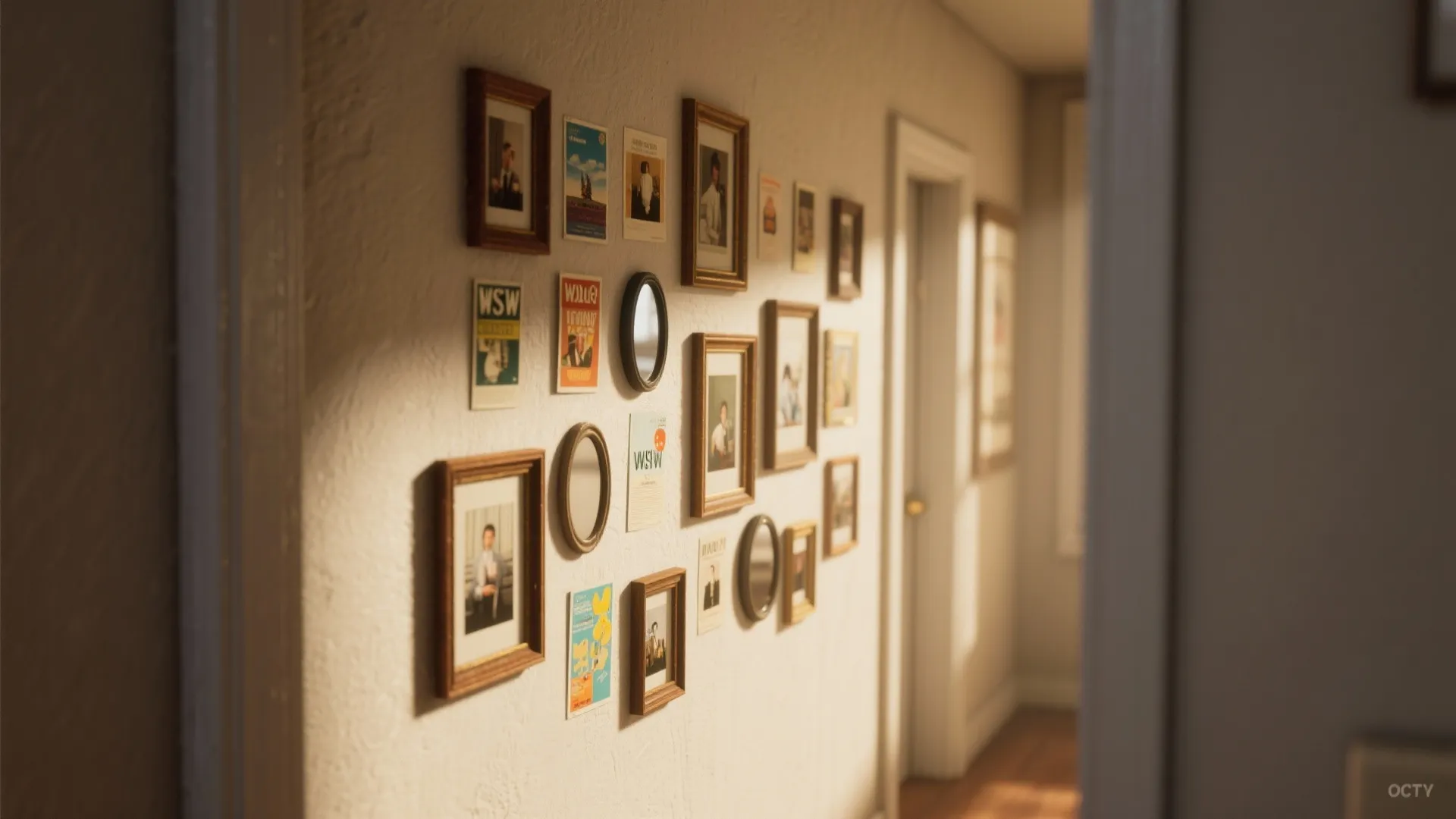 Gallery Wall of Mini Frames