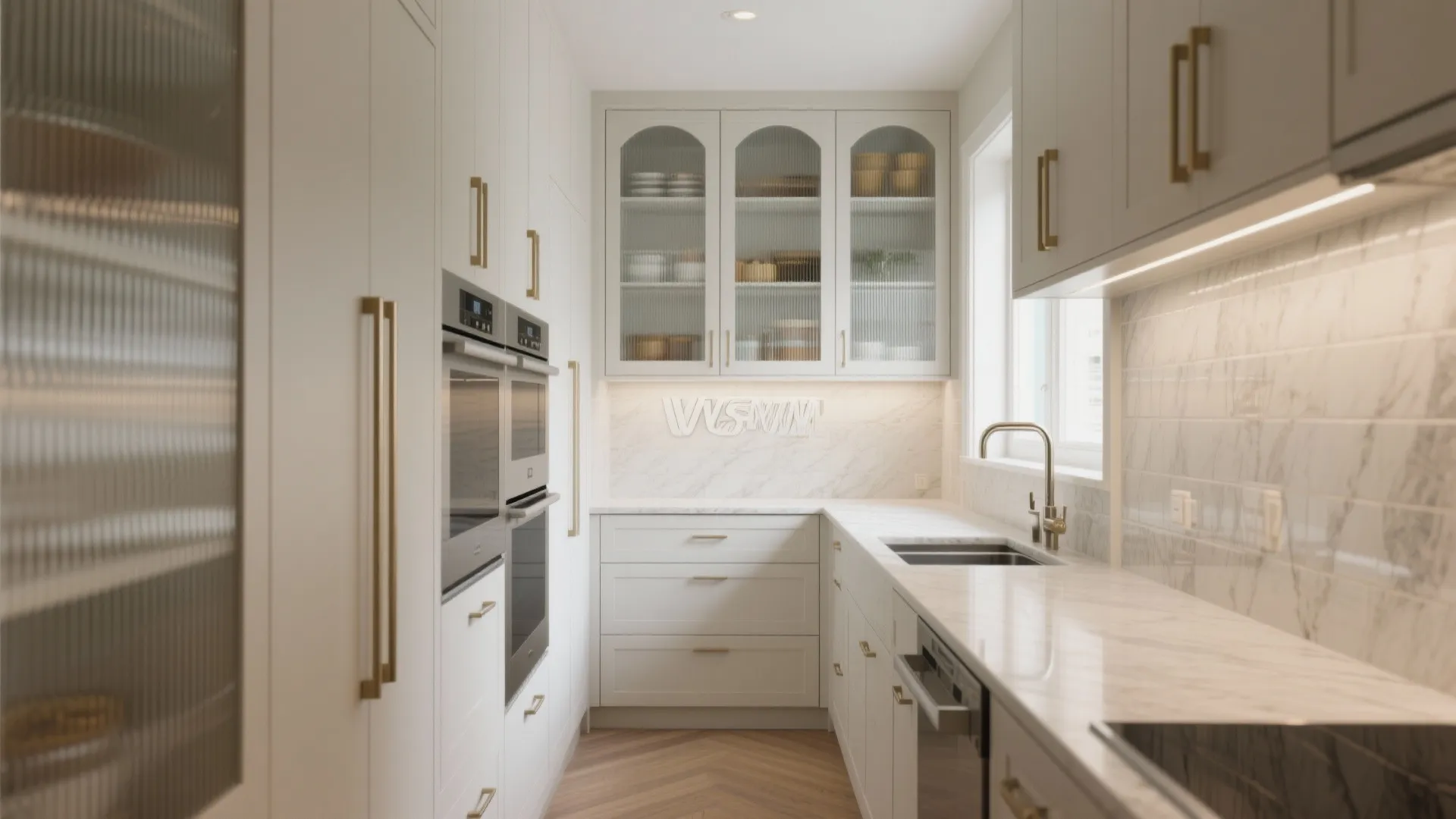 Minimalist Glam Kitchen Storage That Works