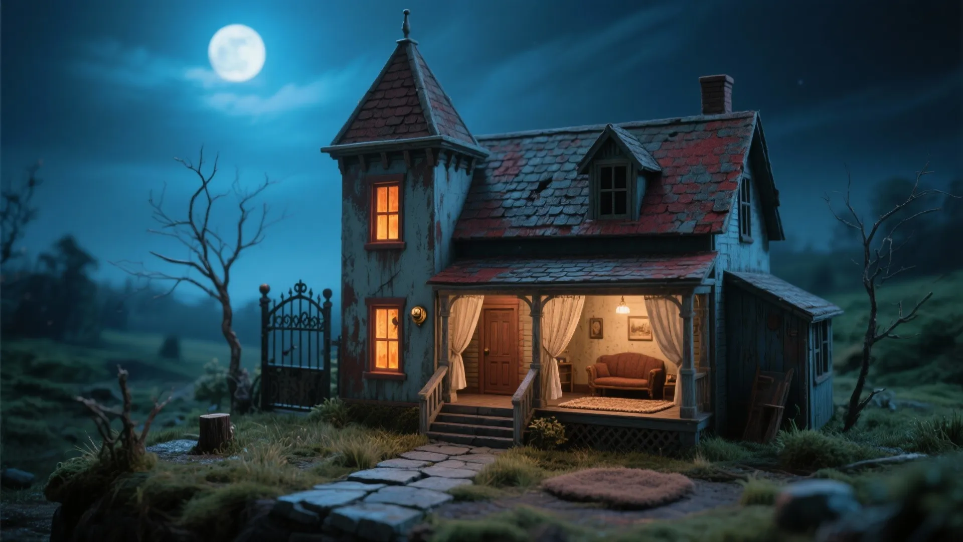 Miniature Haunted House DIY: Create Your Own Spooky Masterpiece: Fast-Track Guide to Building a Miniature Haunted House in Just a Weekend