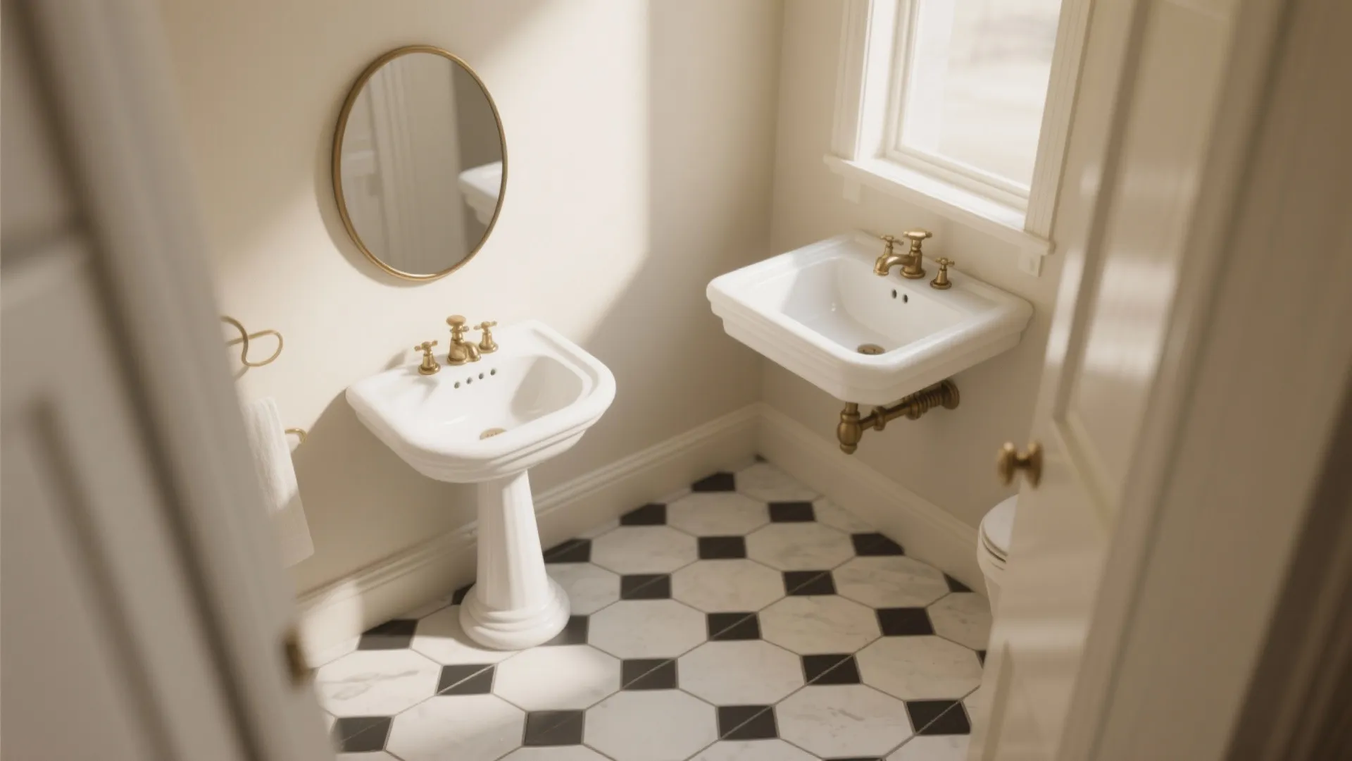 1) Mini Hex Mosaic with High-Contrast Grout